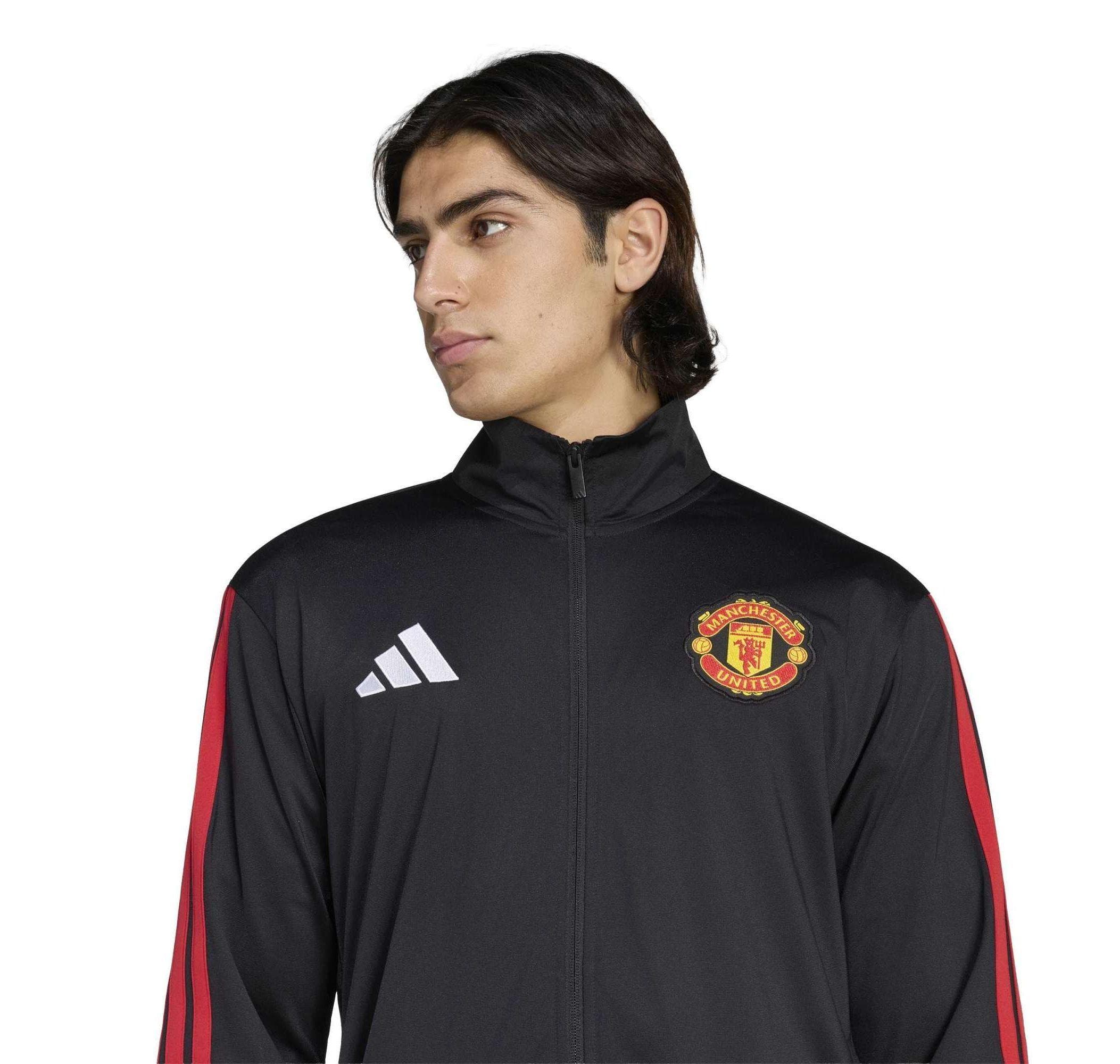 adidas adidas Manchester United Dna Tt Erkek Ceket Siyah - 3