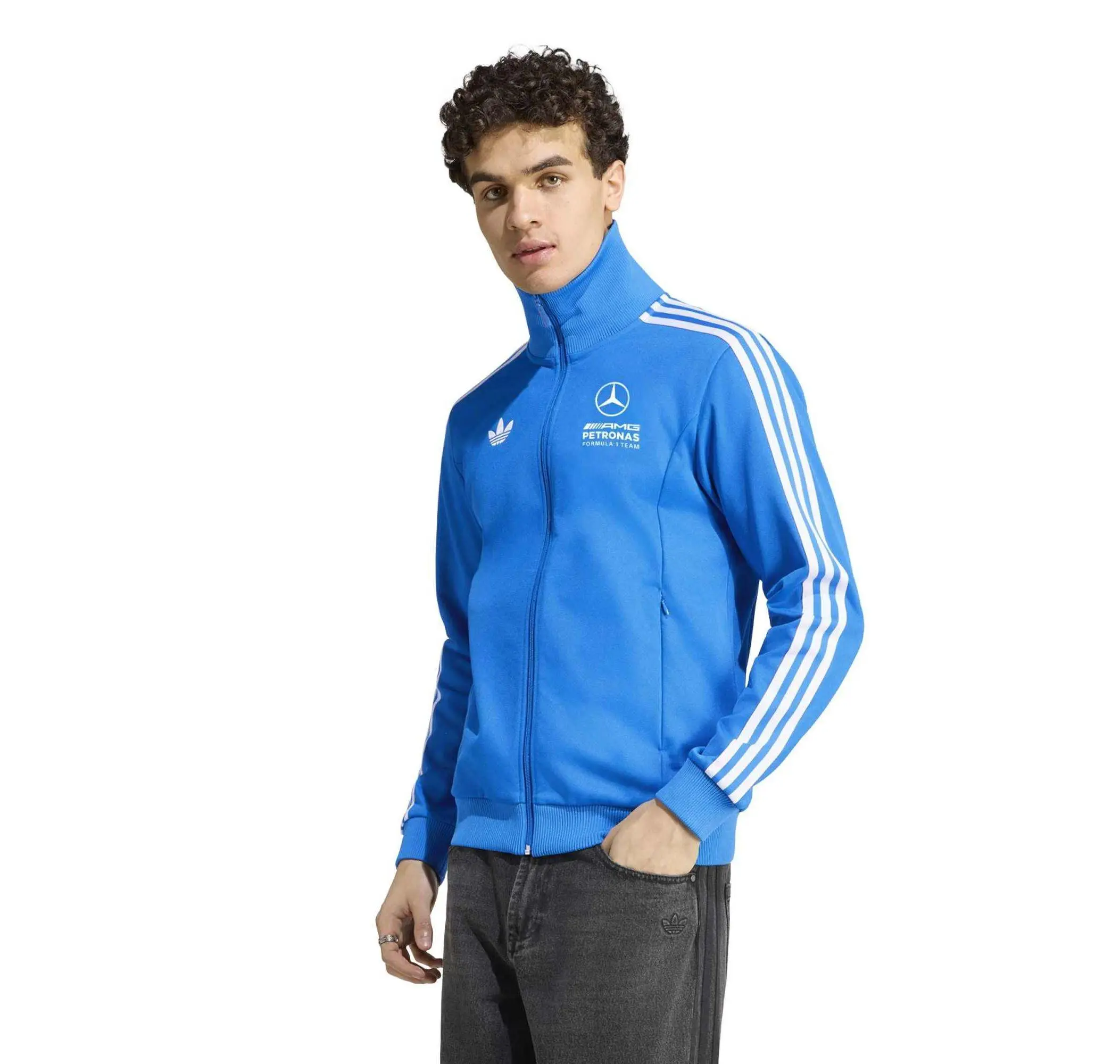 adidas adidas Mercedes - Amg Petronas Formula 1 Team Erkek Ceket Mavi