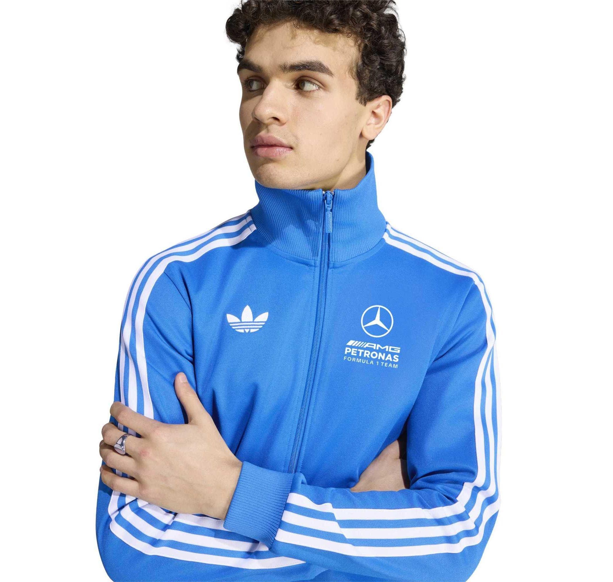 adidas adidas Mercedes - Amg Petronas Formula 1 Team Erkek Ceket Mavi - 4
