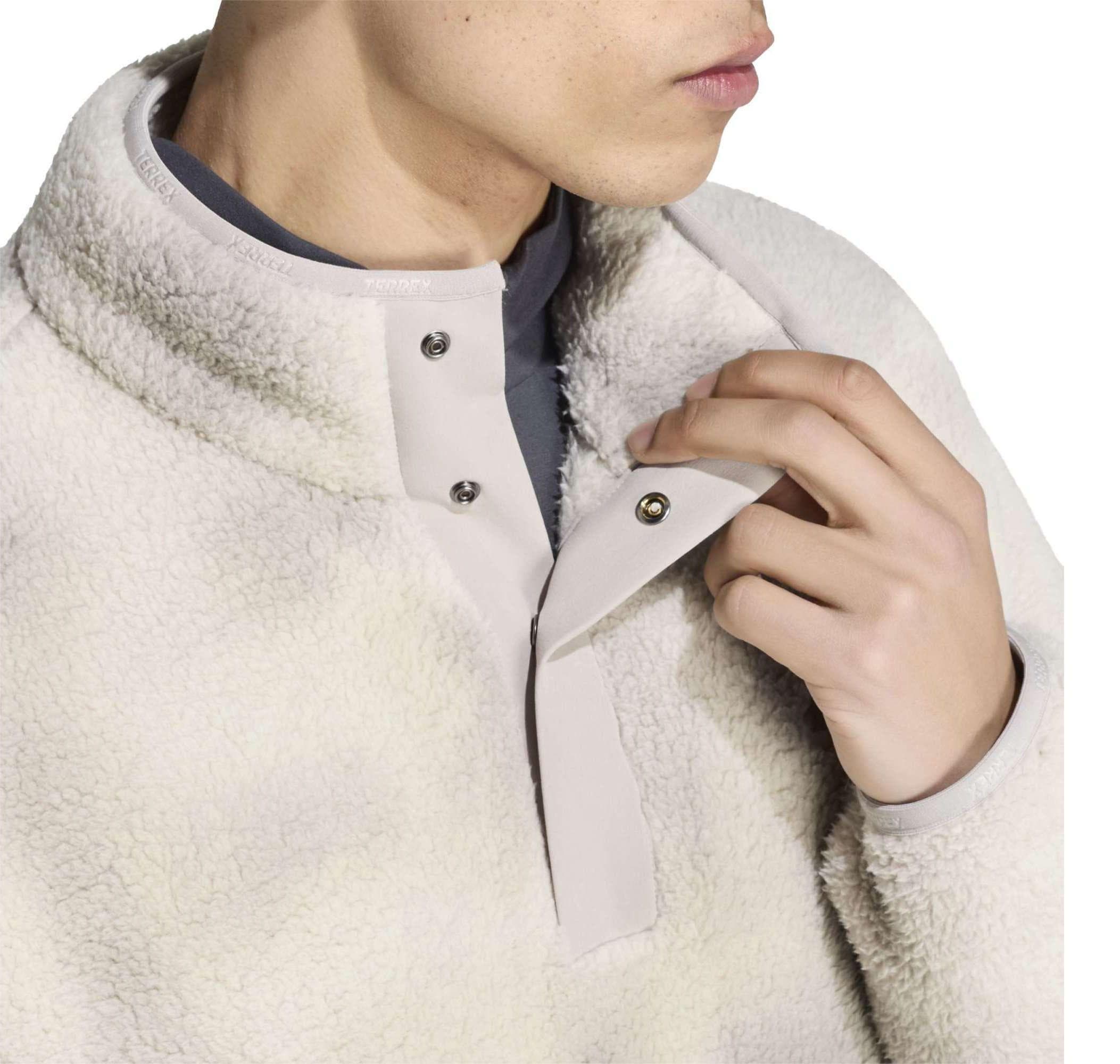adidas adidas Mt Ess Hp Aop Erkek Sweatshirt Krem - 4