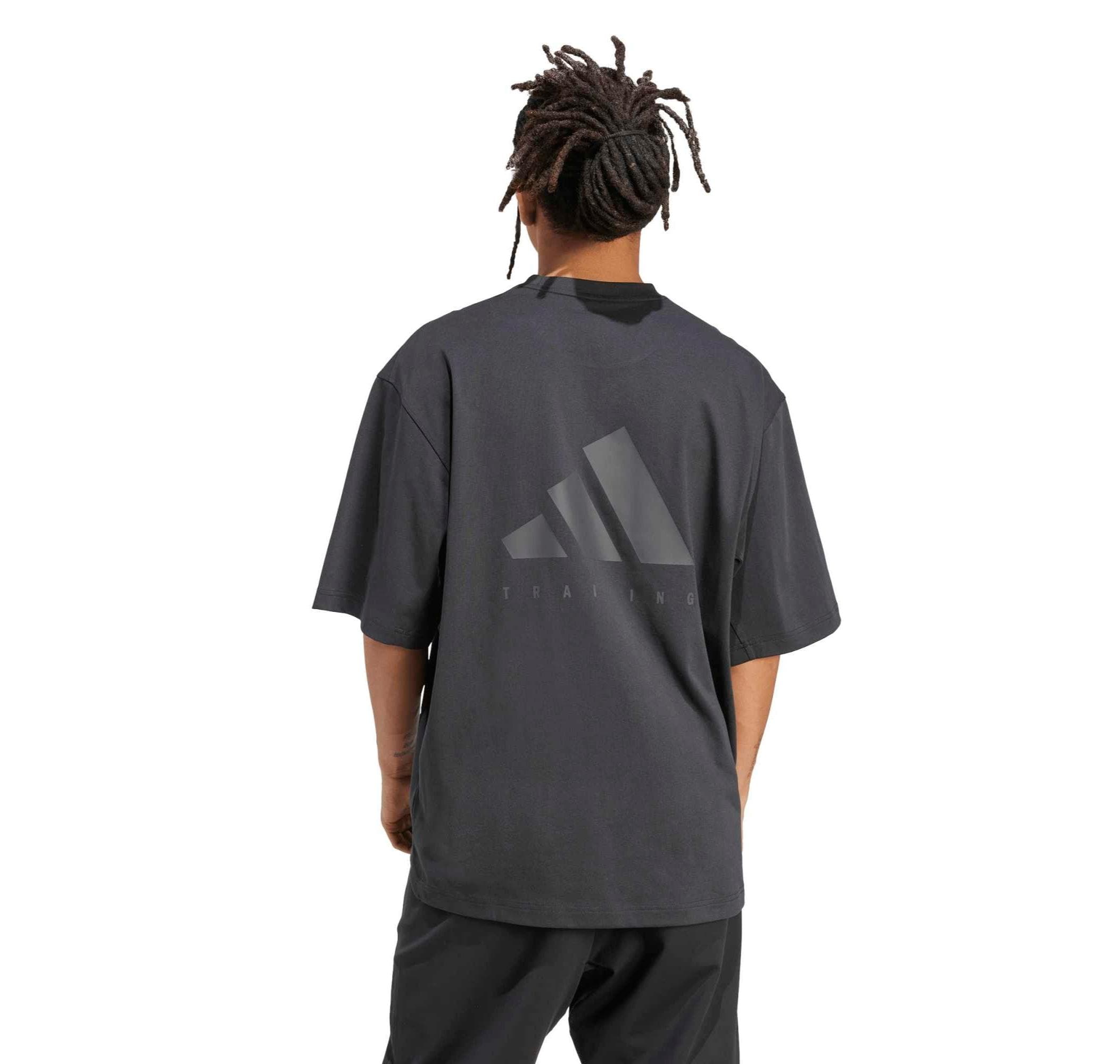 adidas adidas Oversıze Tee Erkek T-Shirt Siyah - 2