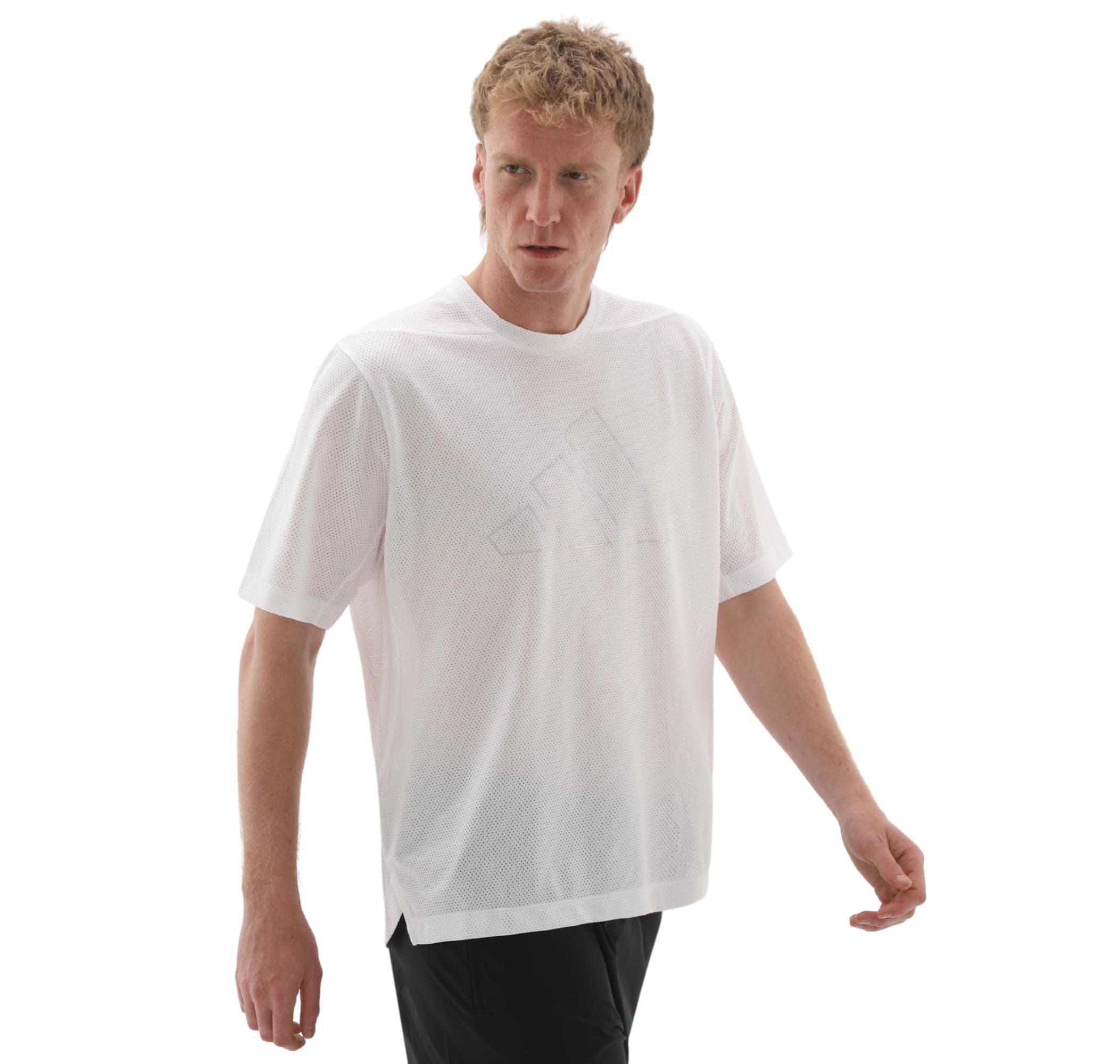 adidas adidas Pl Es Mesh T Erkek T-Shirt Beyaz - 2