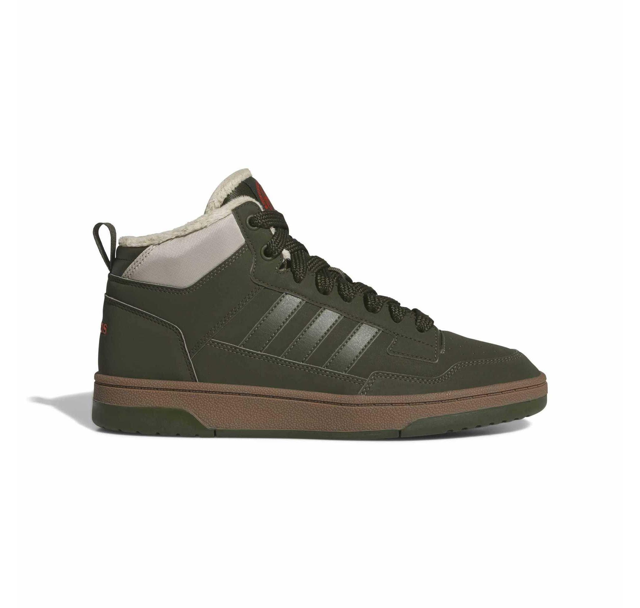 adidas adidas Rapıd Court Mıd Wınterızed Erkek Spor Ayakkabı Yeşil