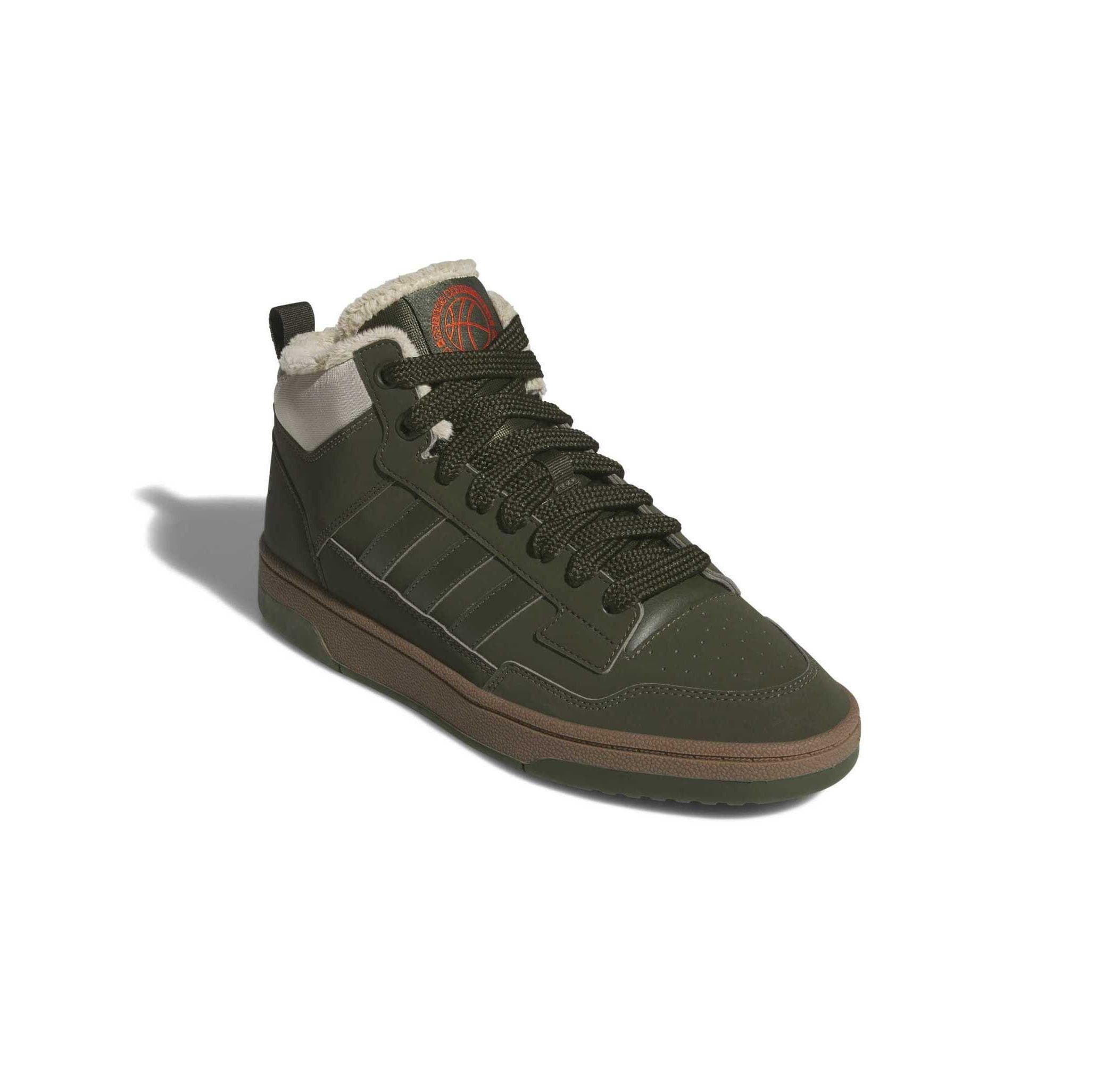 adidas adidas Rapıd Court Mıd Wınterızed Erkek Spor Ayakkabı Yeşil - 2