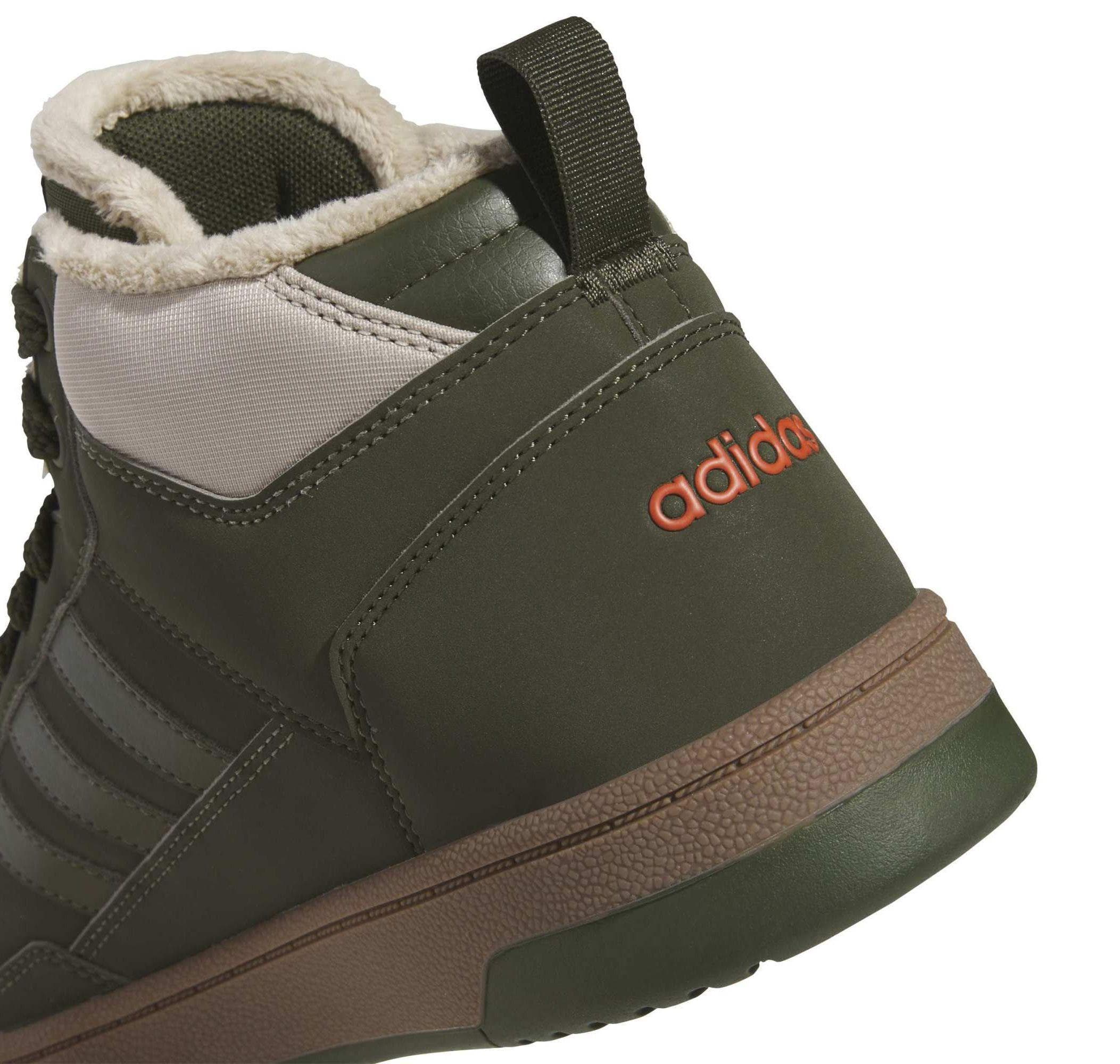 adidas adidas Rapıd Court Mıd Wınterızed Erkek Spor Ayakkabı Yeşil - 5