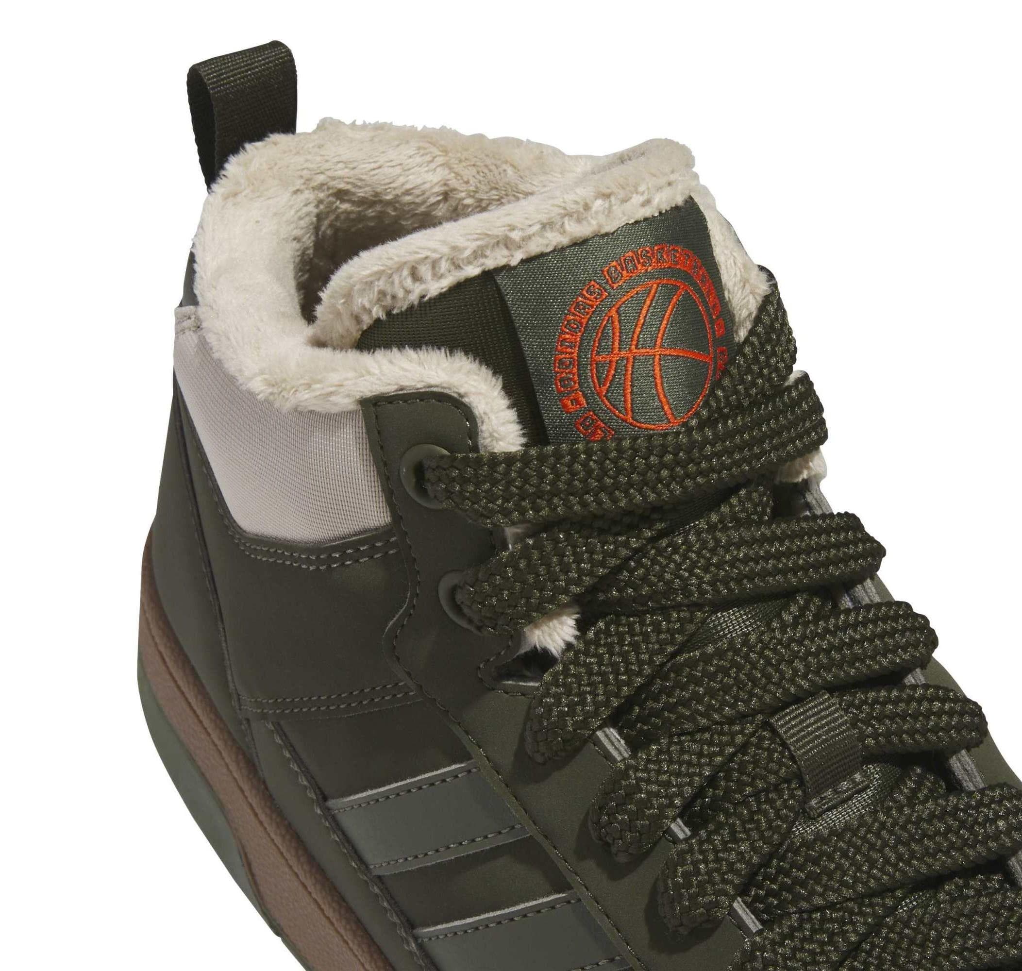 adidas adidas Rapıd Court Mıd Wınterızed Erkek Spor Ayakkabı Yeşil - 6