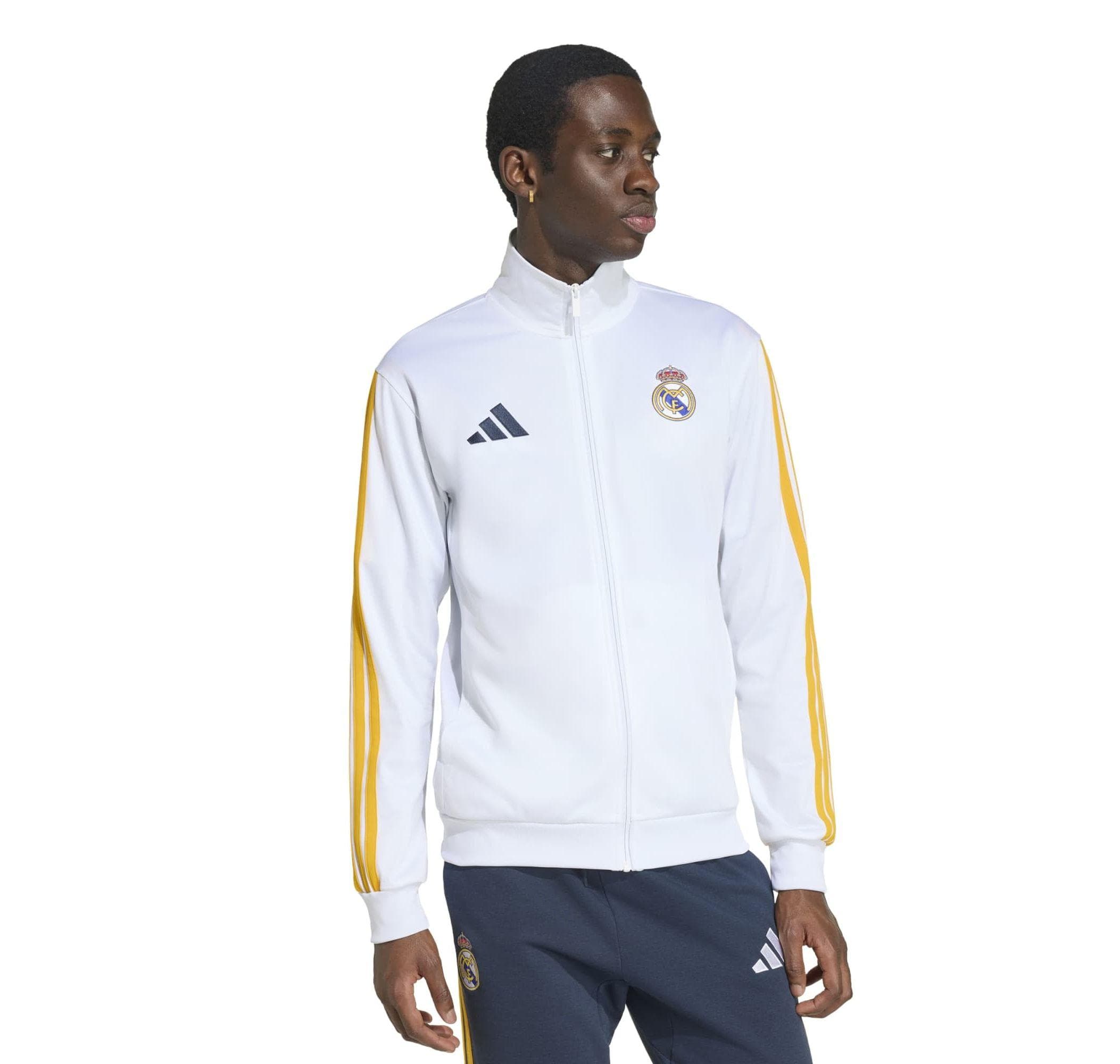adidas adidas Real Madrid Dna Tt Erkek Ceket Beyaz