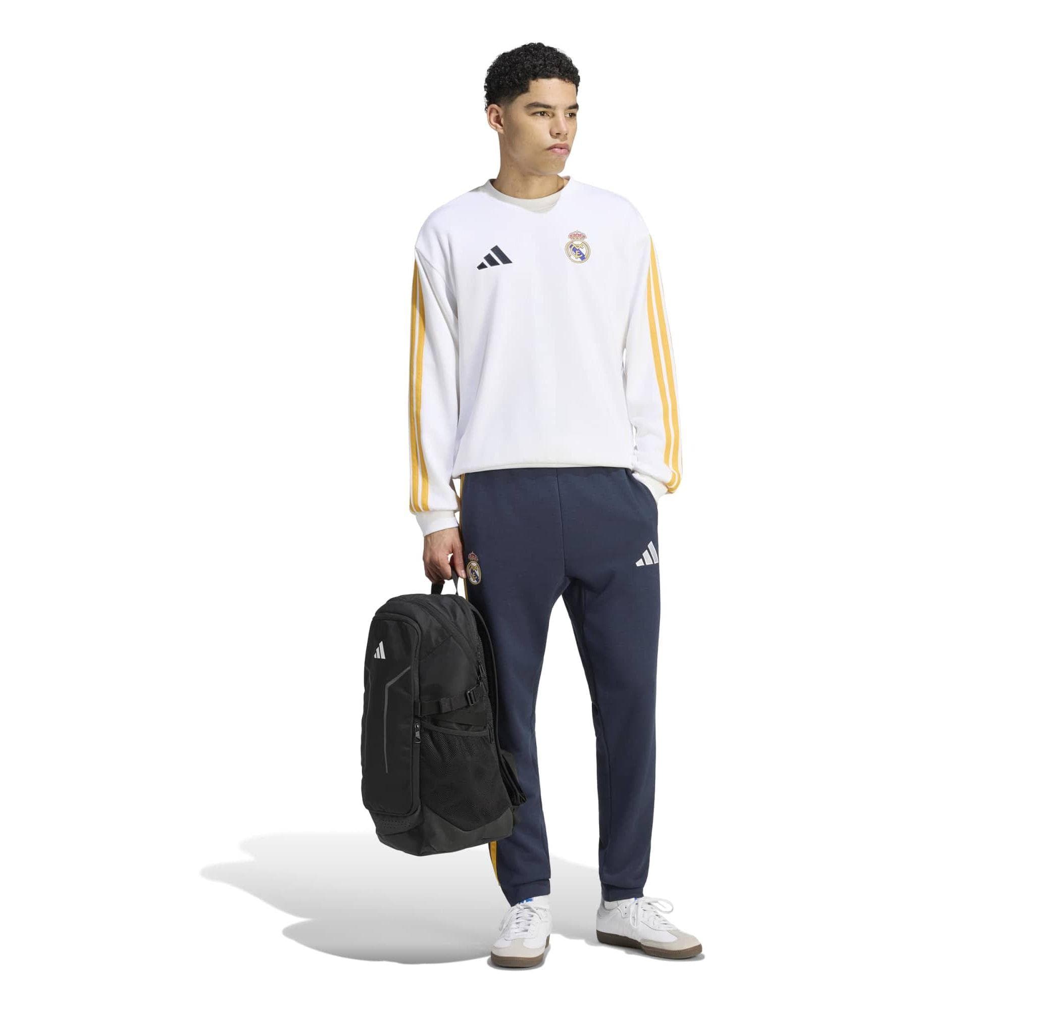 adidas adidas Real Madridl Dna Swt Erkek Sweatshirt Beyaz - 3