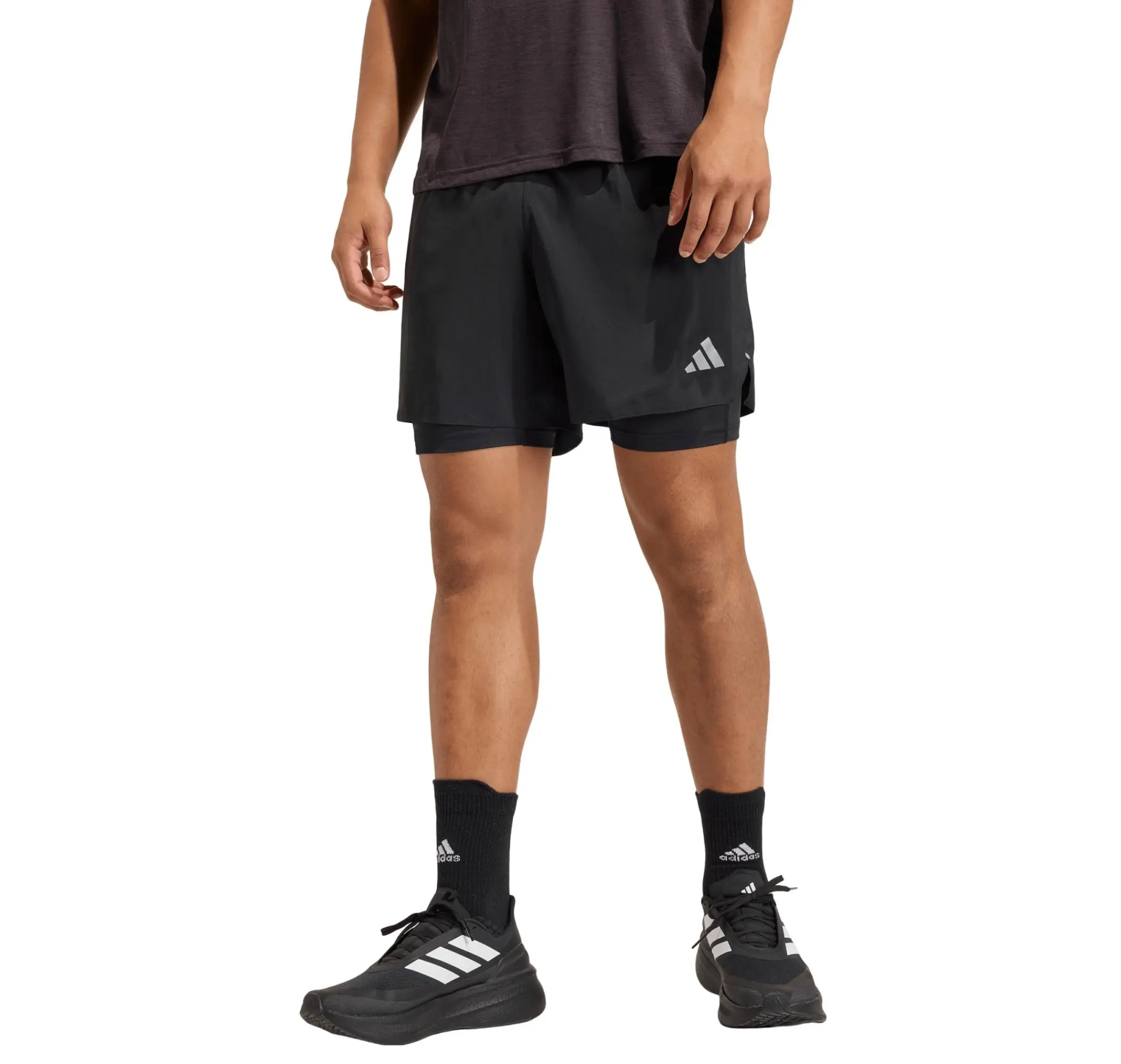 adidas adidas Run Ess 21 S M Erkek Şort Ve Kapri Siyah