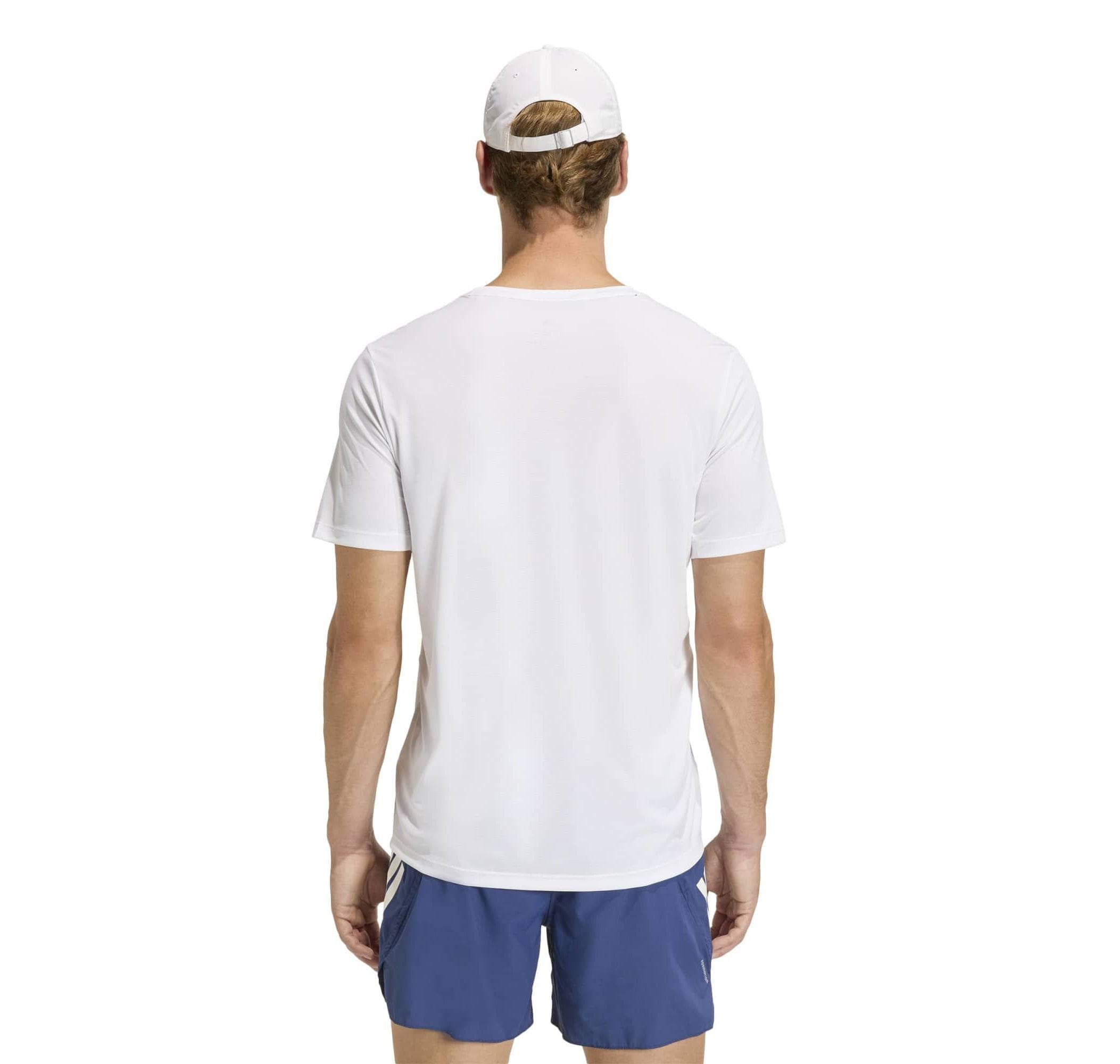 adidas adidas Run Ess Tee M Erkek T-Shirt Beyaz - 2