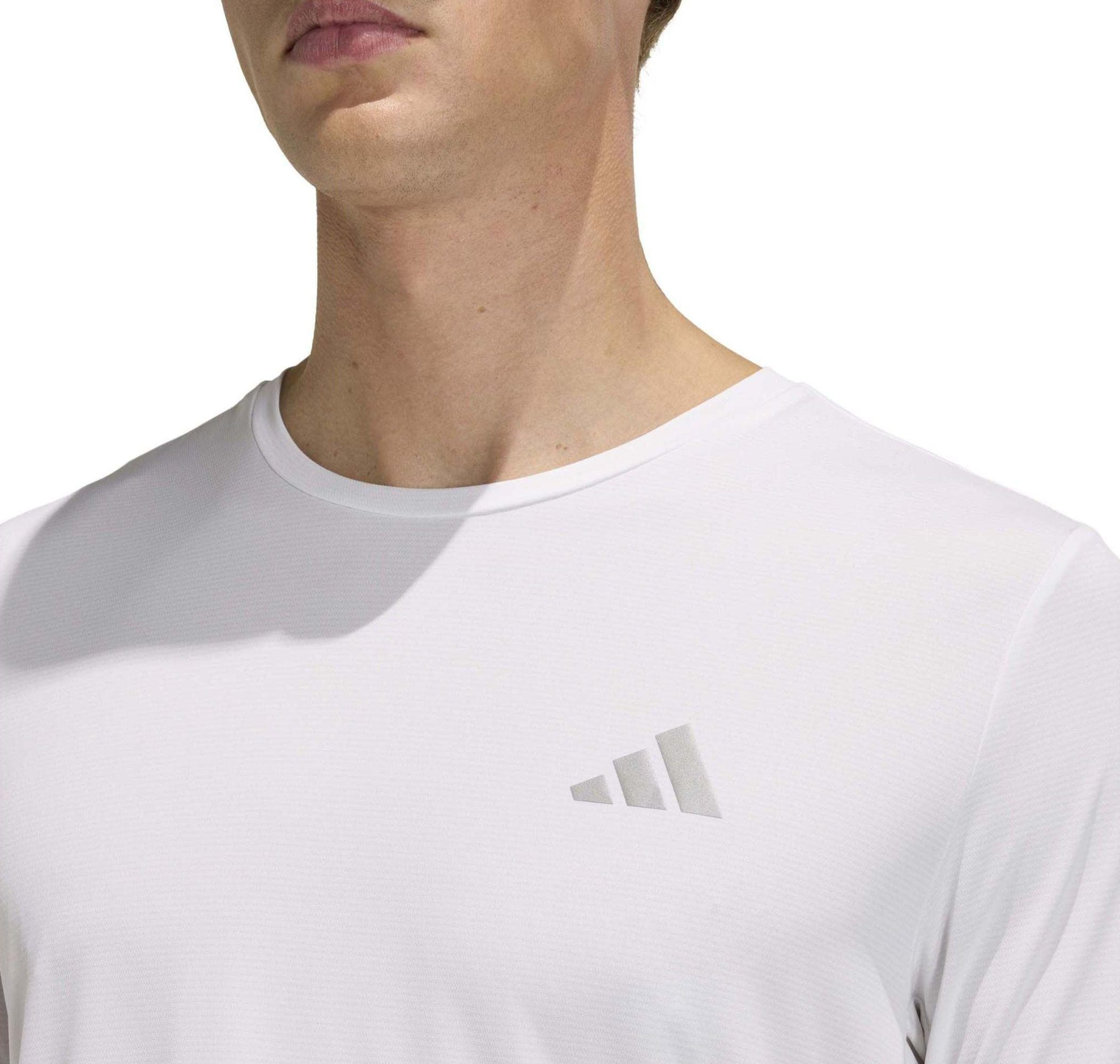 adidas adidas Run Ess Tee M Erkek T-Shirt Beyaz - 3