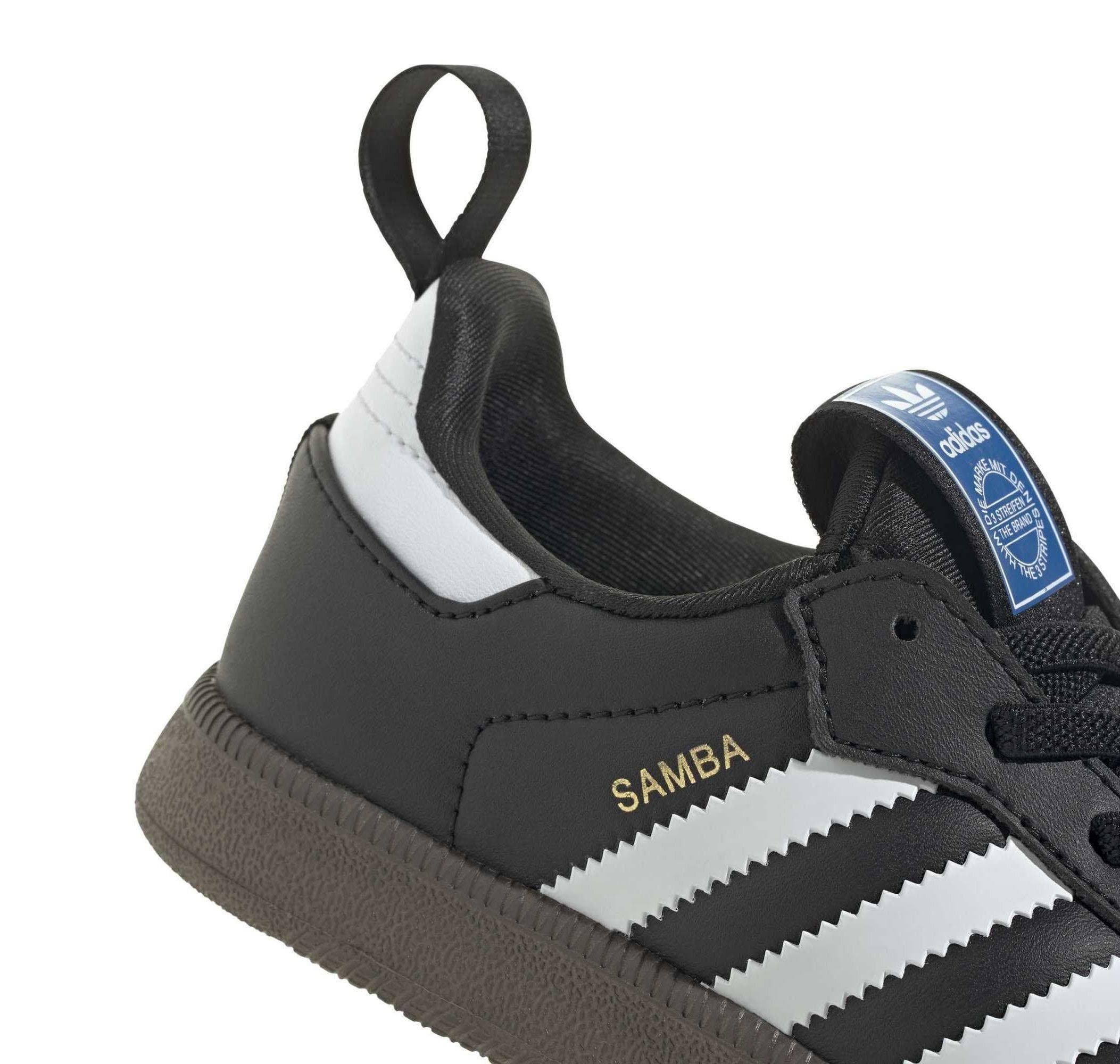 adidas adidas Samba Quıckon K Çocuk Spor Ayakkabı Siyah - 7