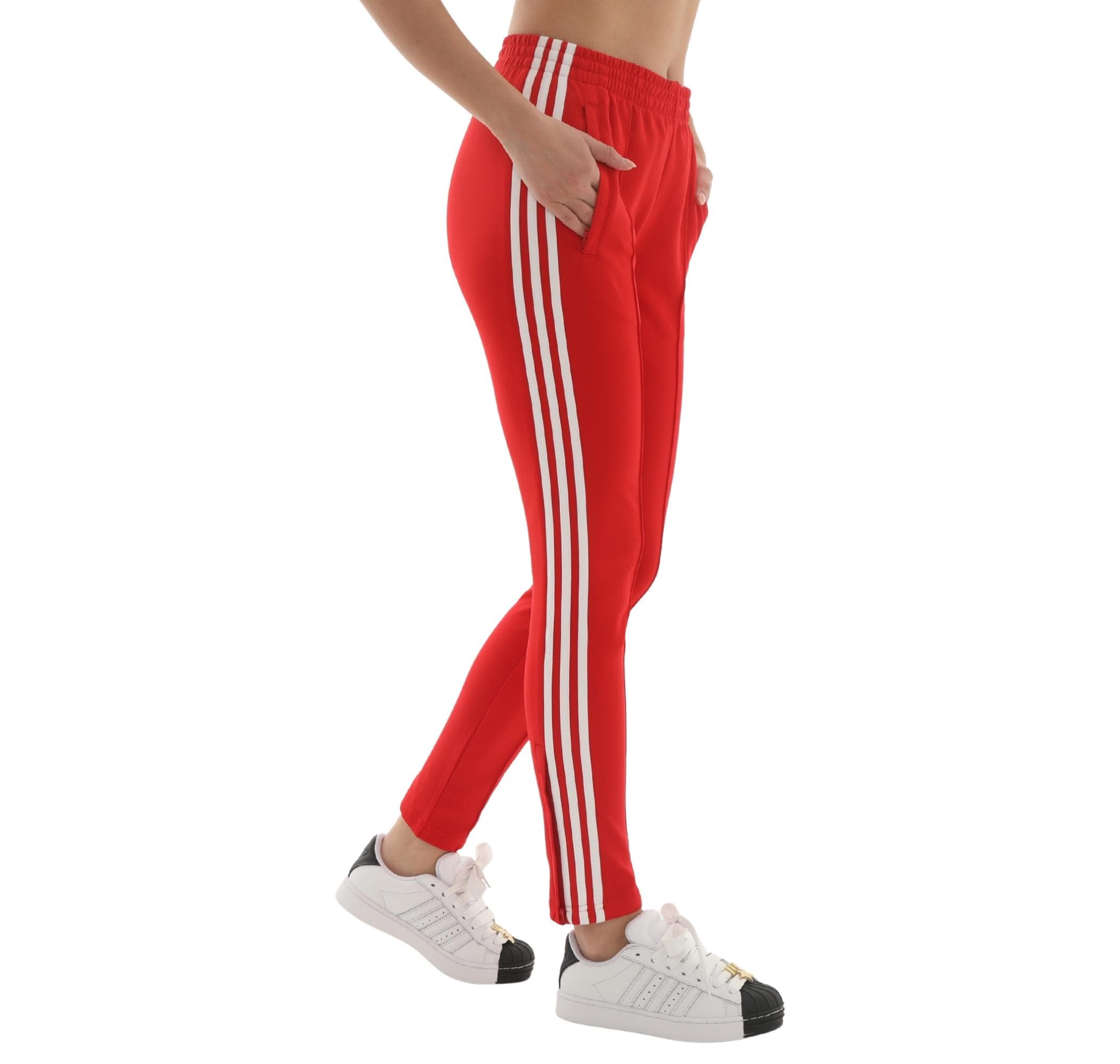 adidas adidas Sst Tp Kadın Eşofman Altı Kırmızı - 4