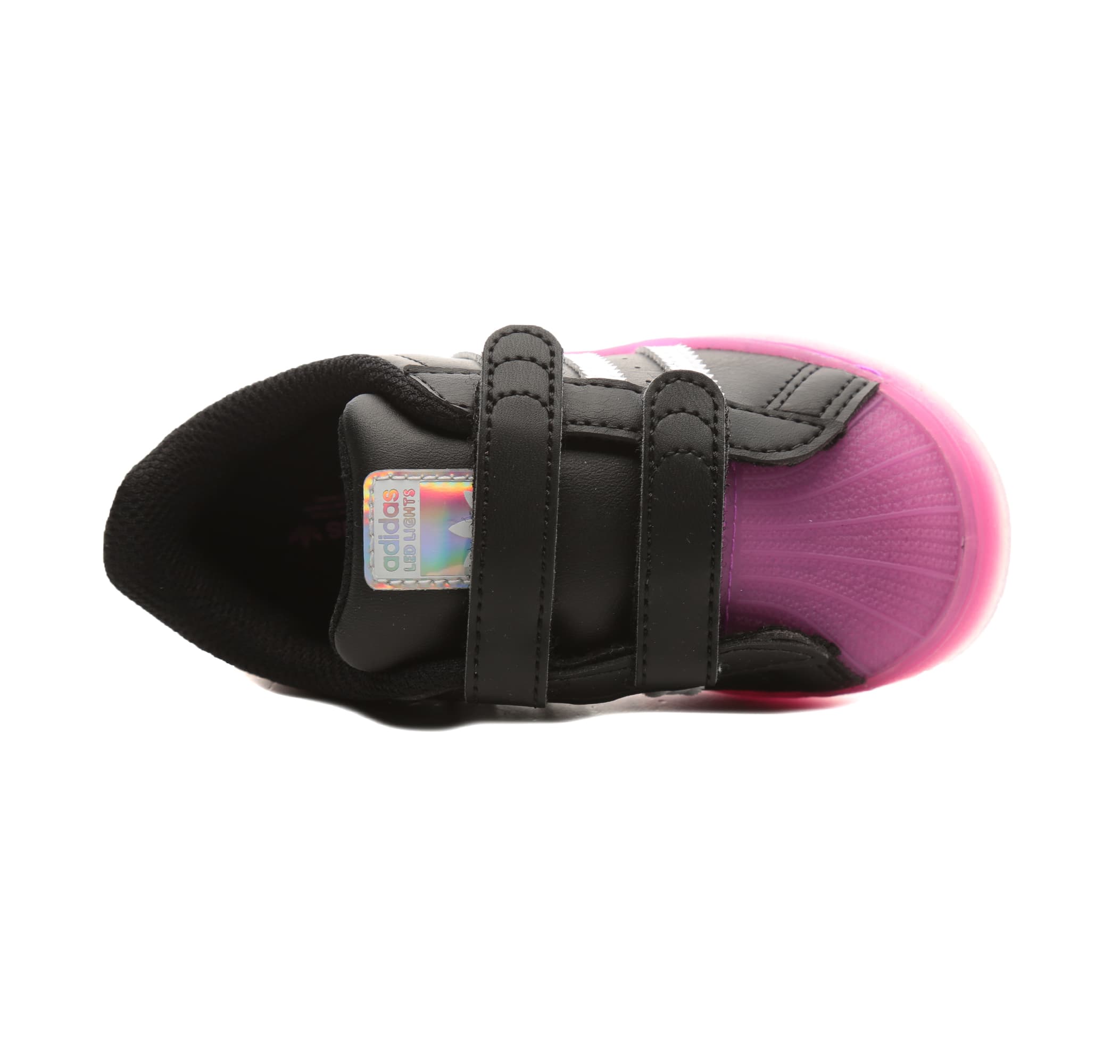 adidas adidas Superstar Led Lıght Bebek Spor Ayakkabı Siyah - 3