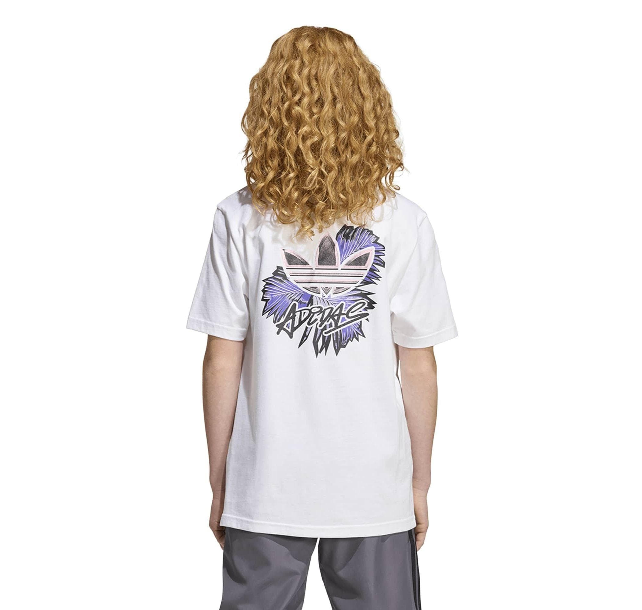 adidas adidas Tee Çocuk T-Shirt Beyaz - 4