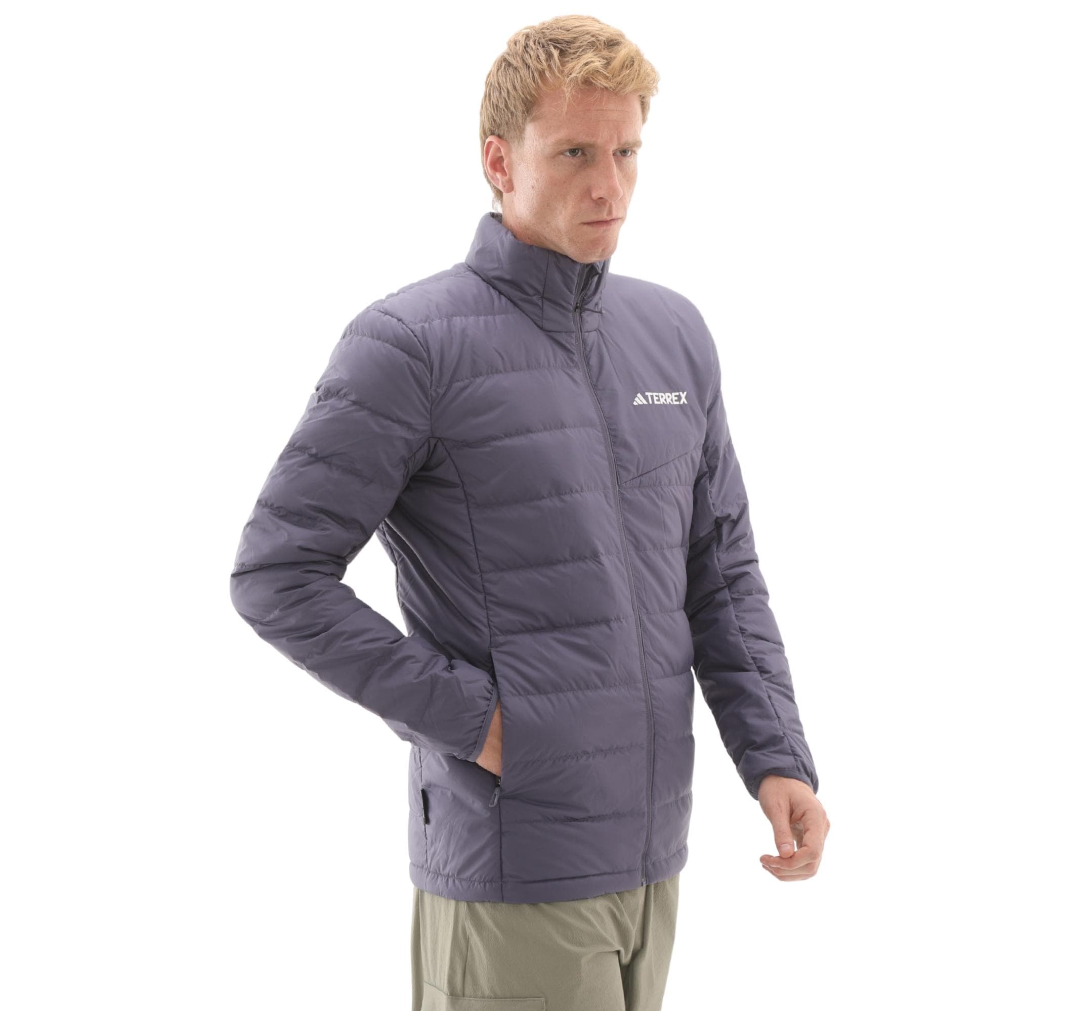 adidas adidas Terrex Mt Down Jacket Erkek Ceket Mor - 2