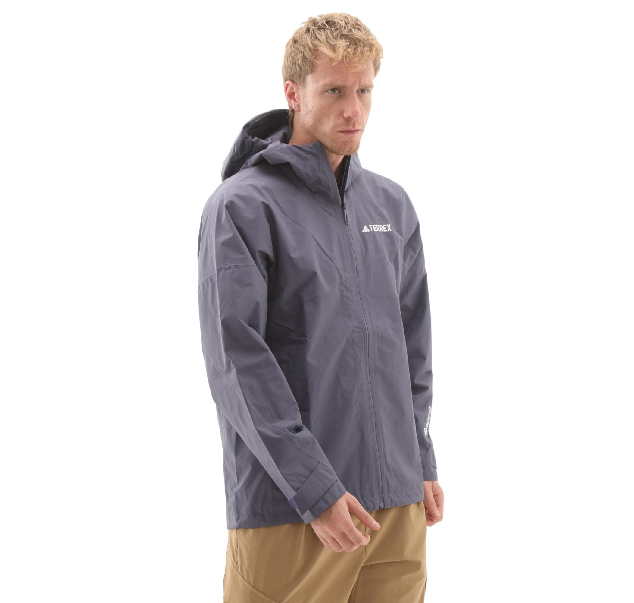 adidas adidas Terrex Xperior 2L Gore-Tex Erkek Yağmurluk-Rüzgarlık Mavi - 2