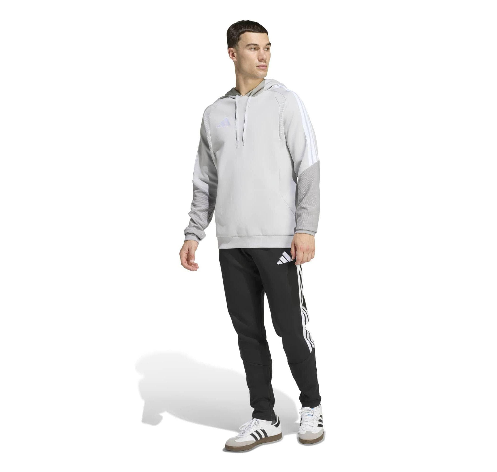 adidas adidas Tıro26C Swhood Erkek Sweatshirt Gri - 3