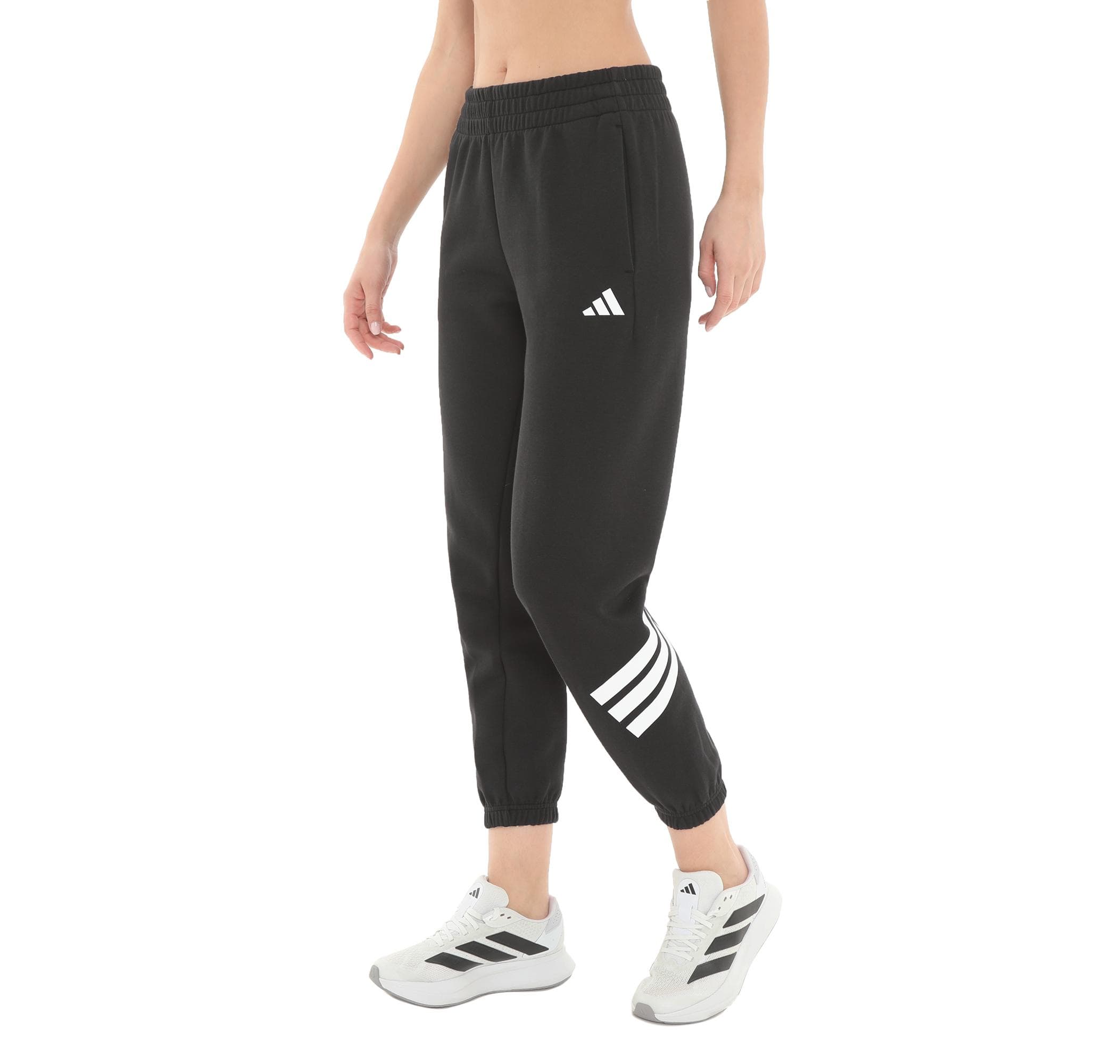 adidas adidas W Fı 3S Reg Pt Kadın Eşofman Altı Siyah - 2