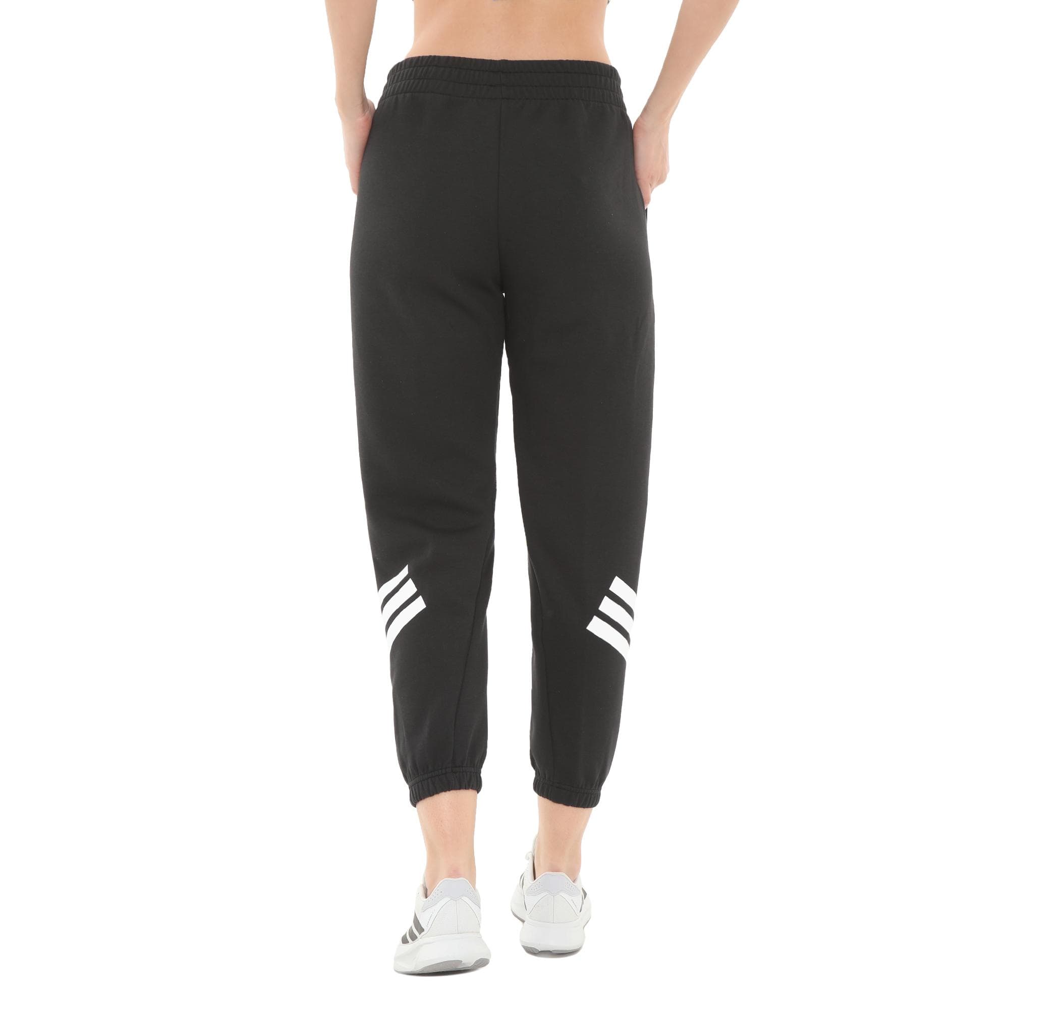 adidas adidas W Fı 3S Reg Pt Kadın Eşofman Altı Siyah - 4