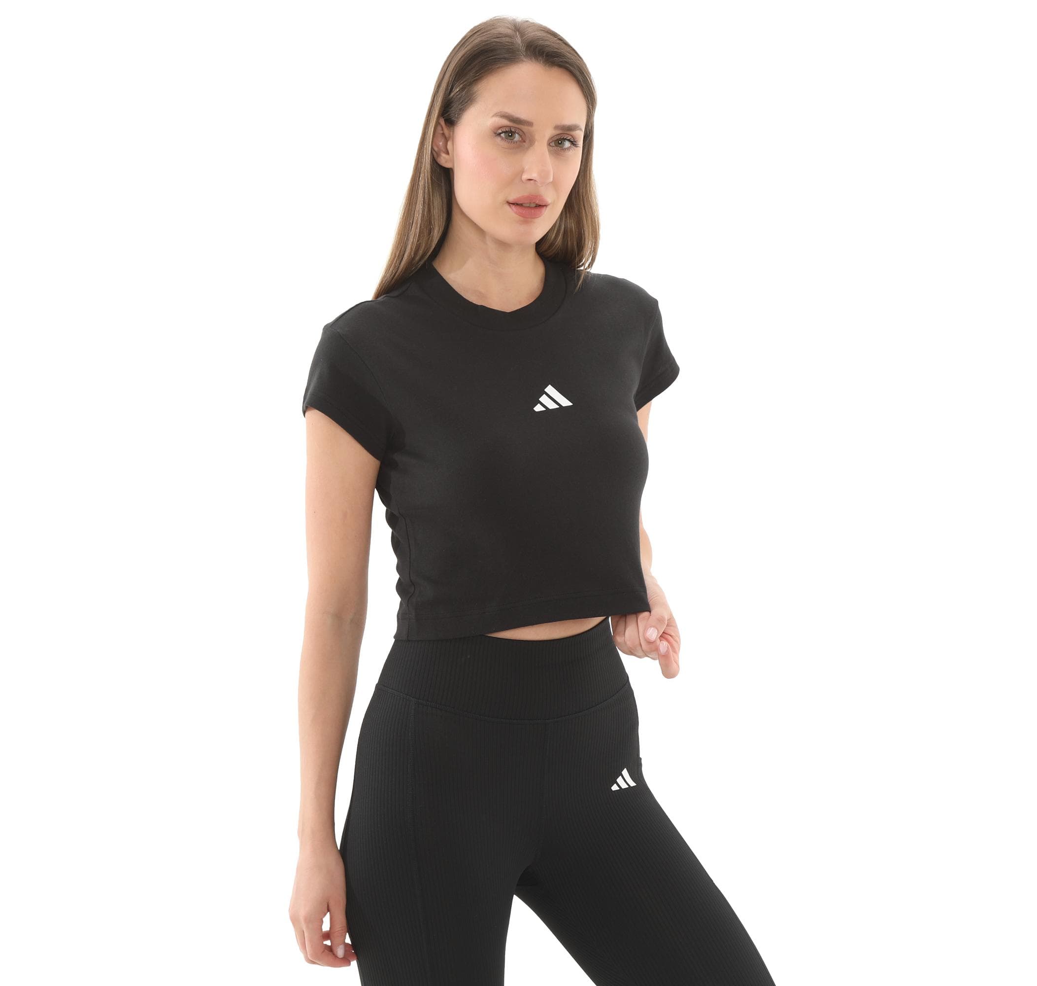 adidas adidas W Fı Sl Bb Tee Kadın T-Shirt Siyah - 3