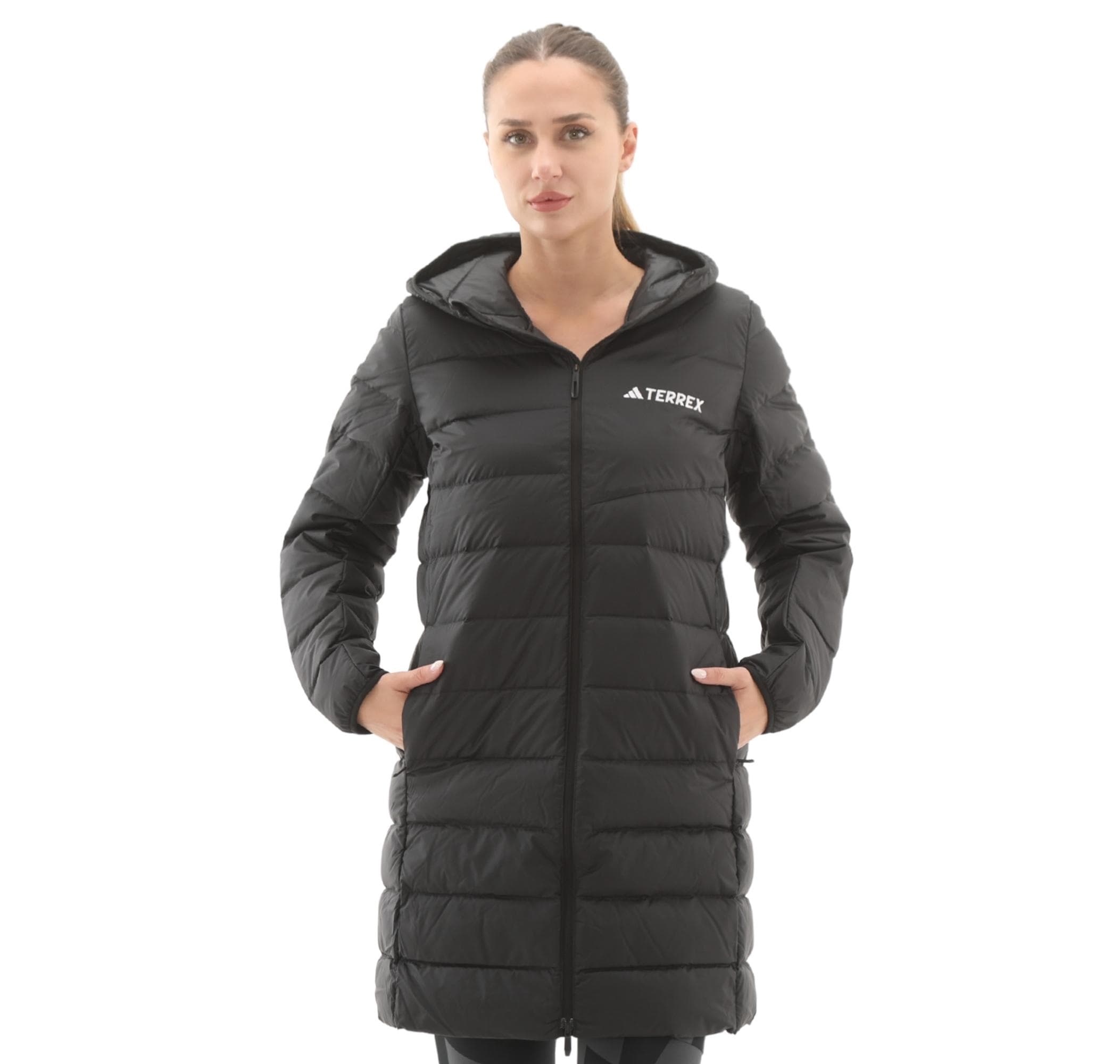 adidas adidas Terrex Multi Light Down Parka Kadın Mont Siyah