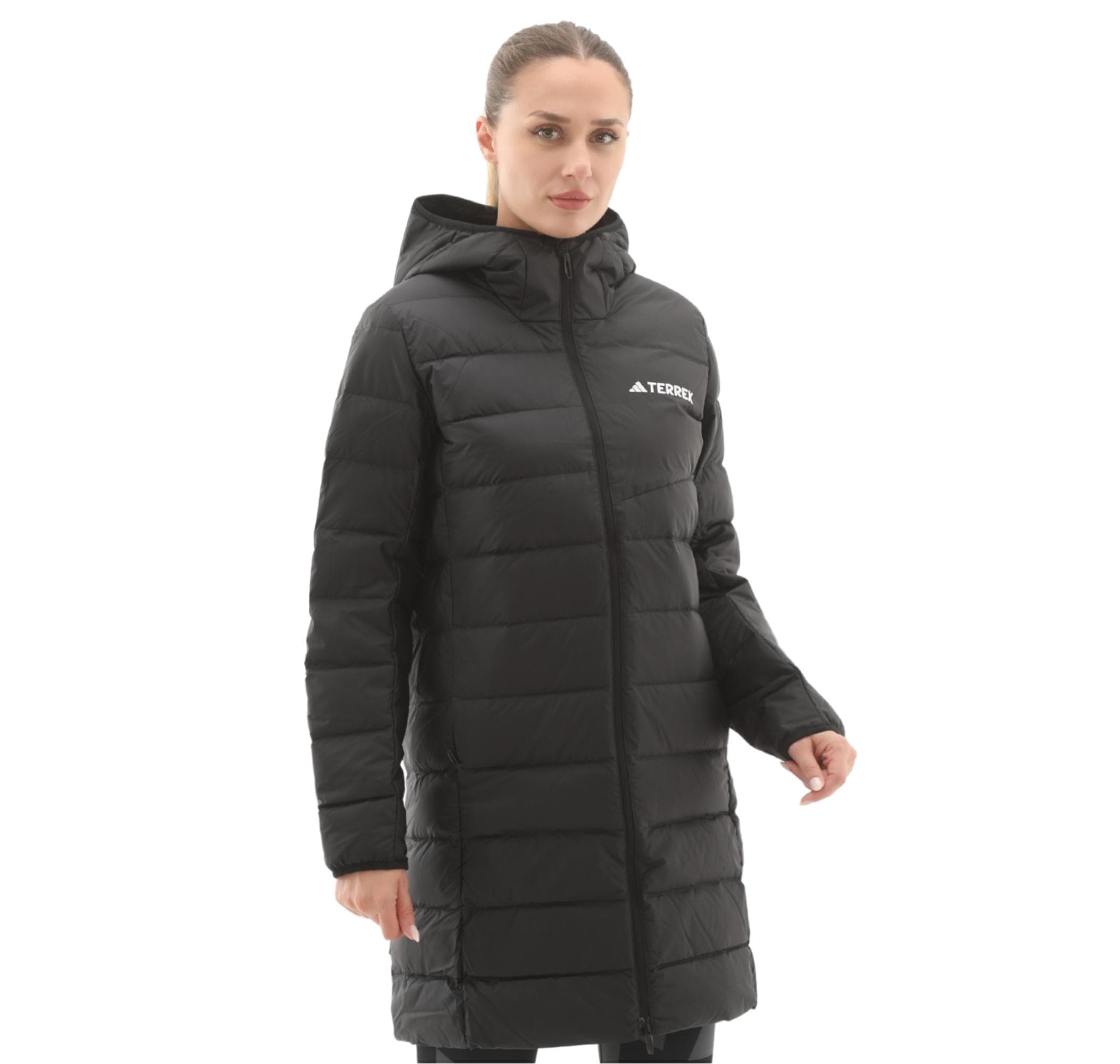 adidas adidas Terrex Multi Light Down Parka Kadın Mont Siyah - 2