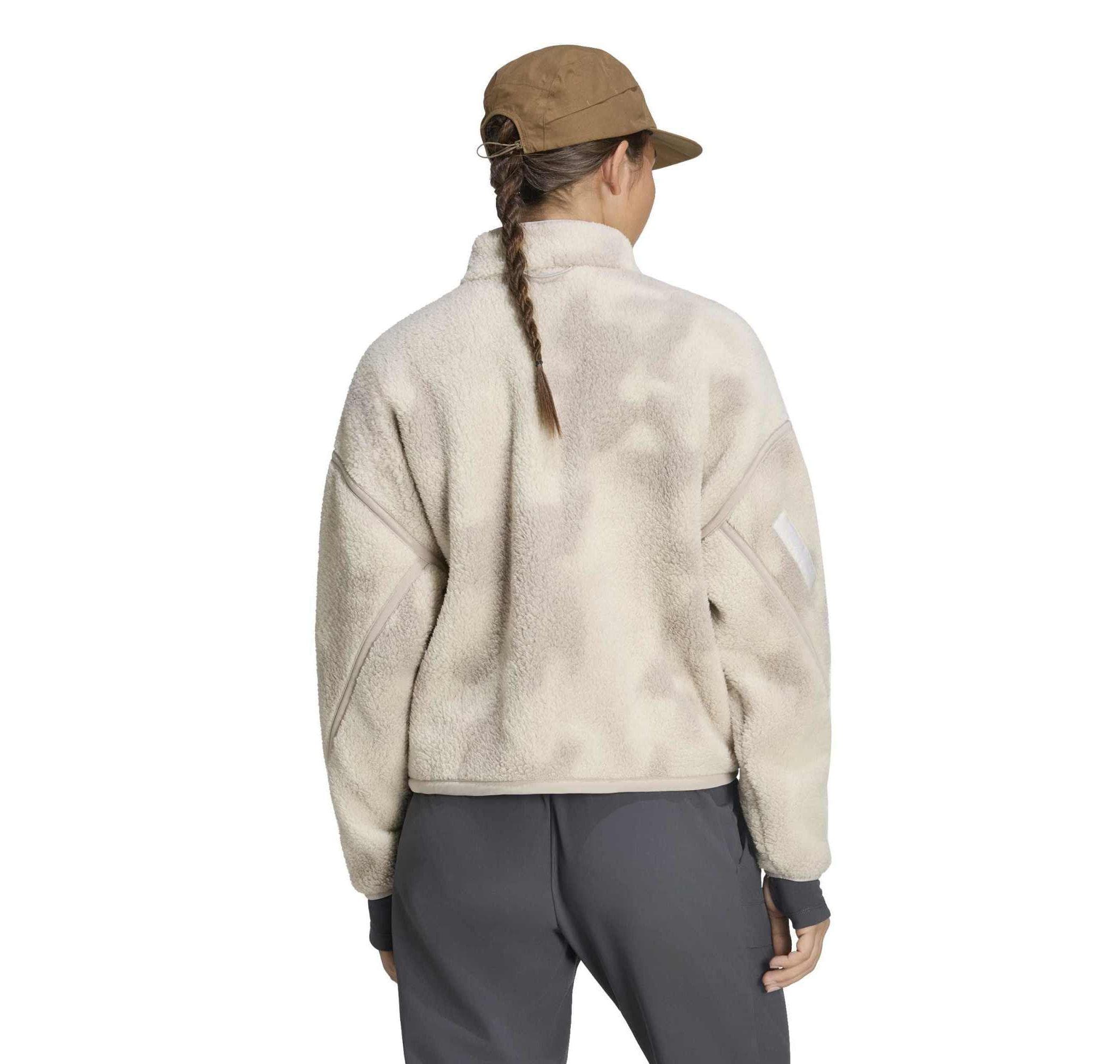 adidas adidas W Mt Ess Hp Aop Kadın Sweatshirt Bej - 2
