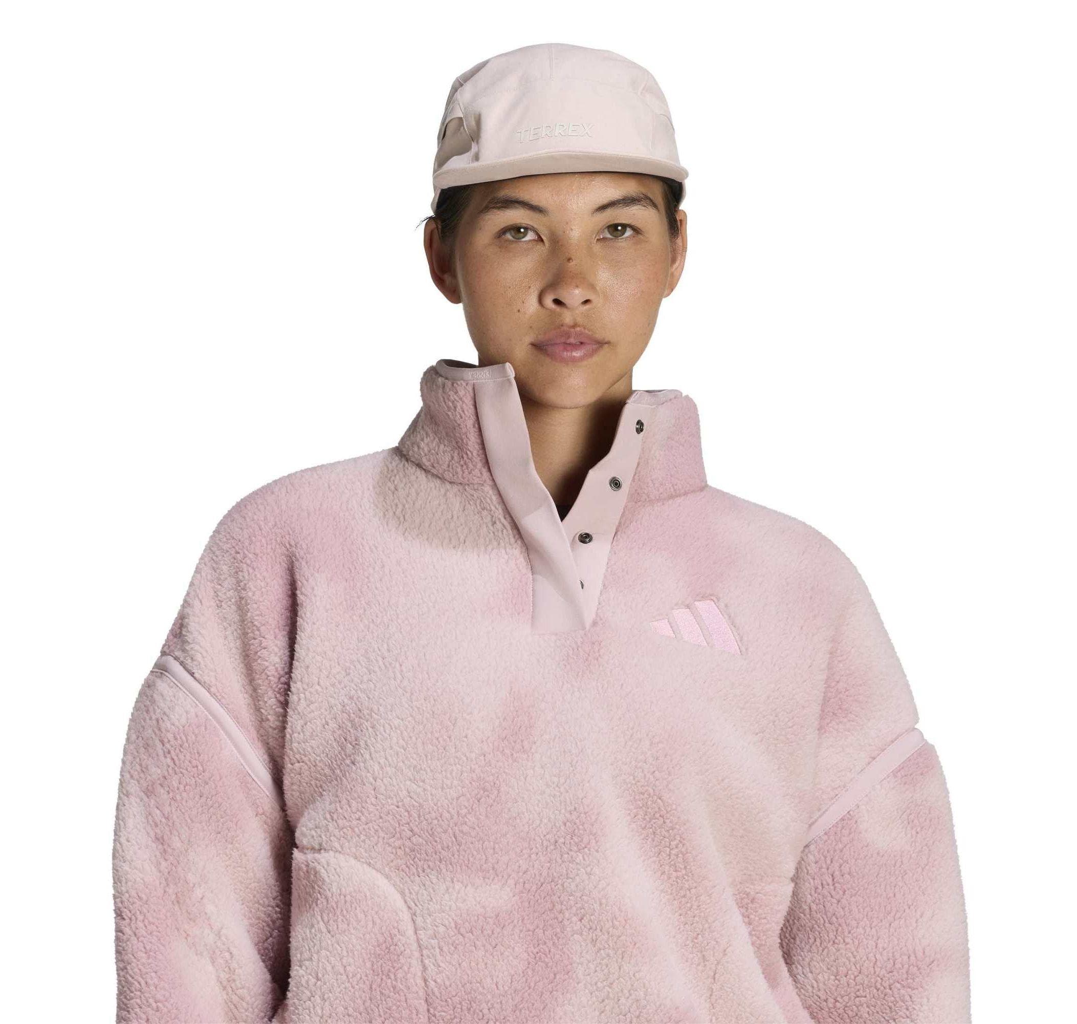 adidas adidas W Mt Ess Hp Aop Kadın Sweatshirt Pembe - 3