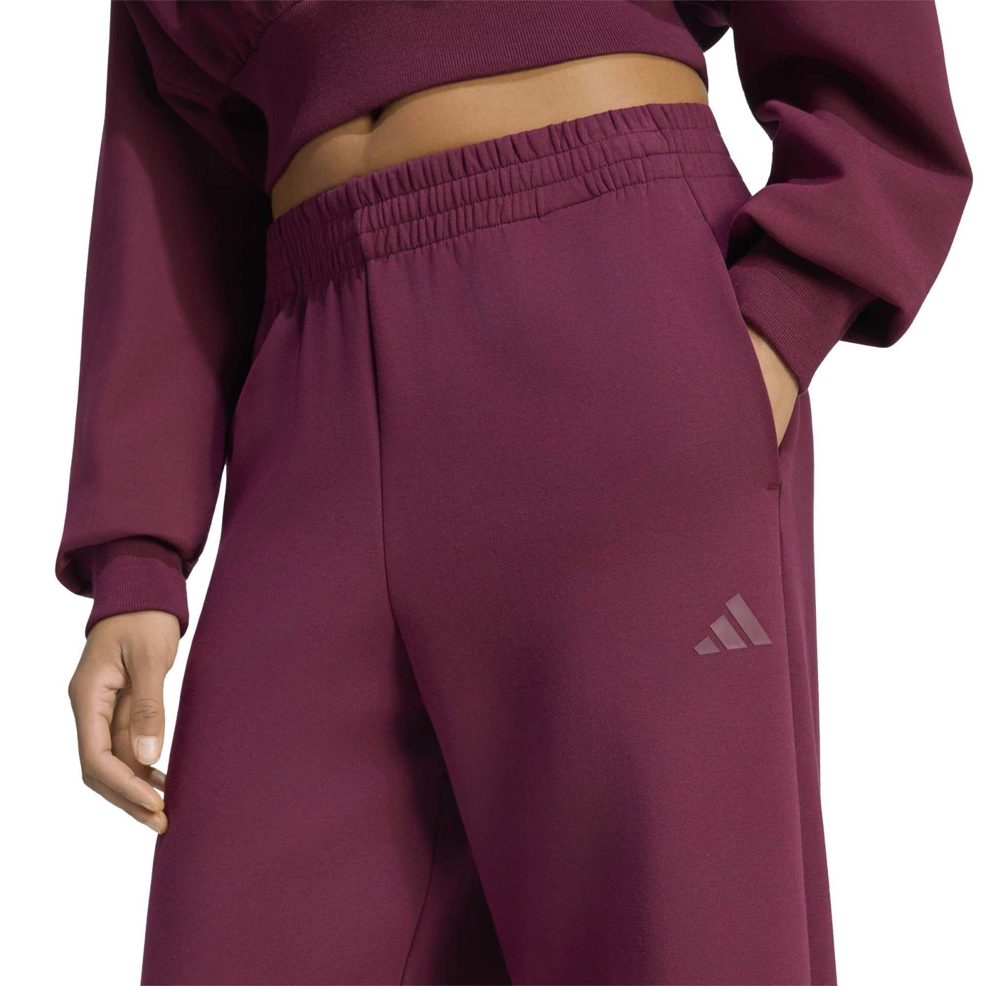 adidas adidas W Sl Oh Pt Kadın Eşofman Altı Bordo - 3