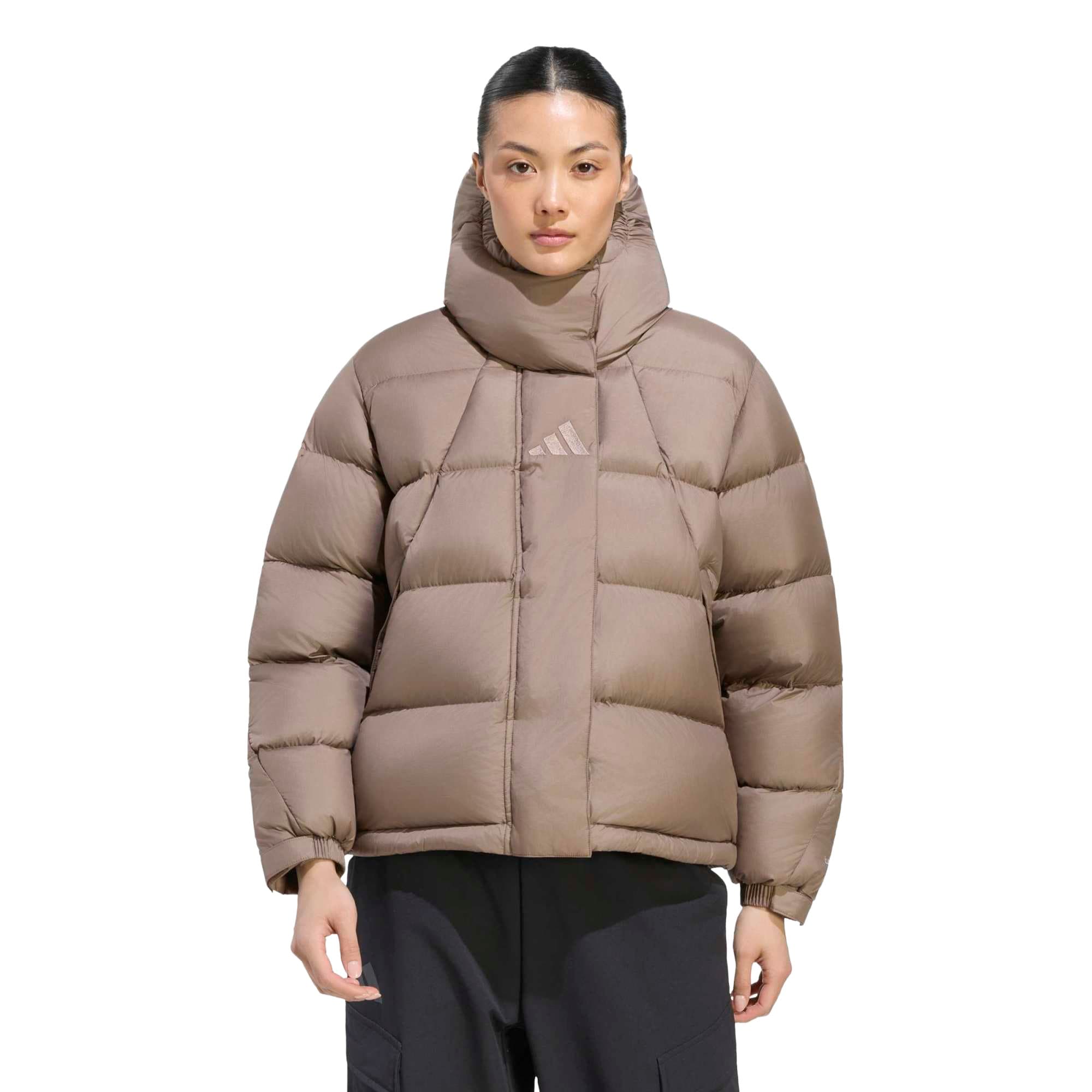 adidas adidas W Xpl Puffer J Kadın Mont Sütlü Kahve