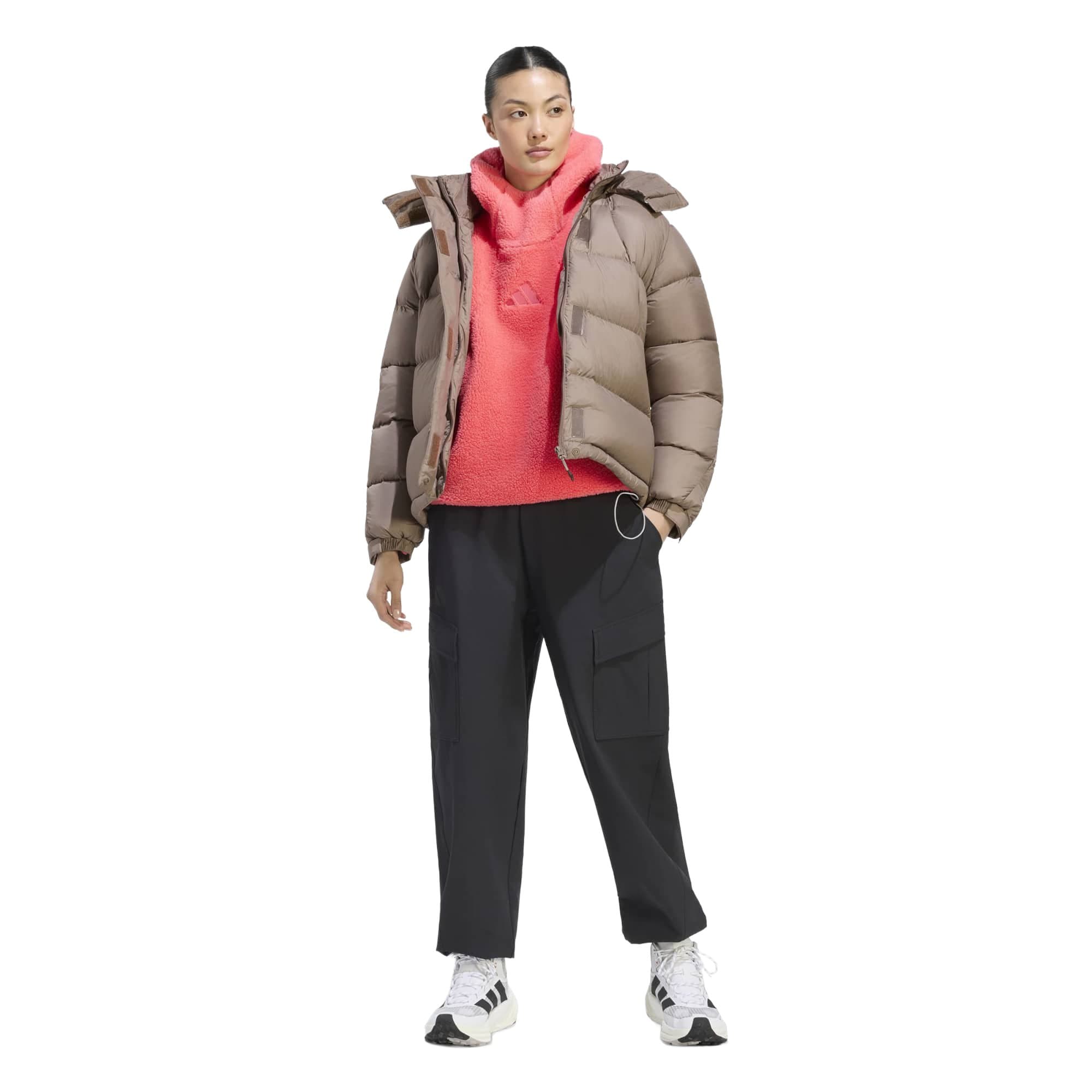 adidas adidas W Xpl Puffer J Kadın Mont Sütlü Kahve - 3