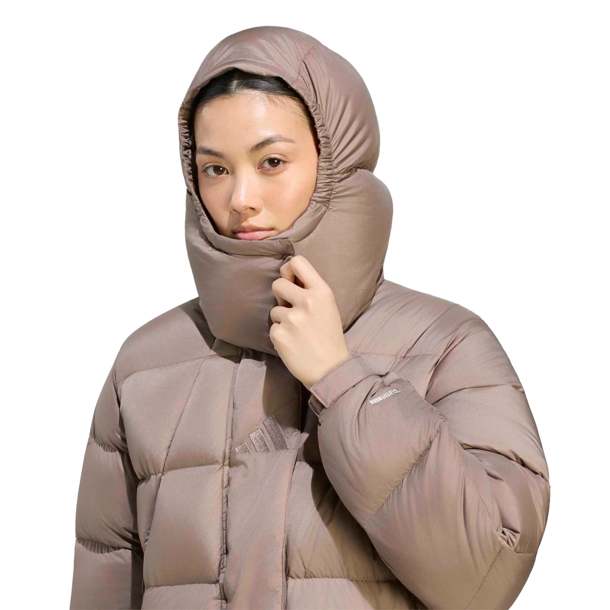 adidas adidas W Xpl Puffer J Kadın Mont Sütlü Kahve - 4