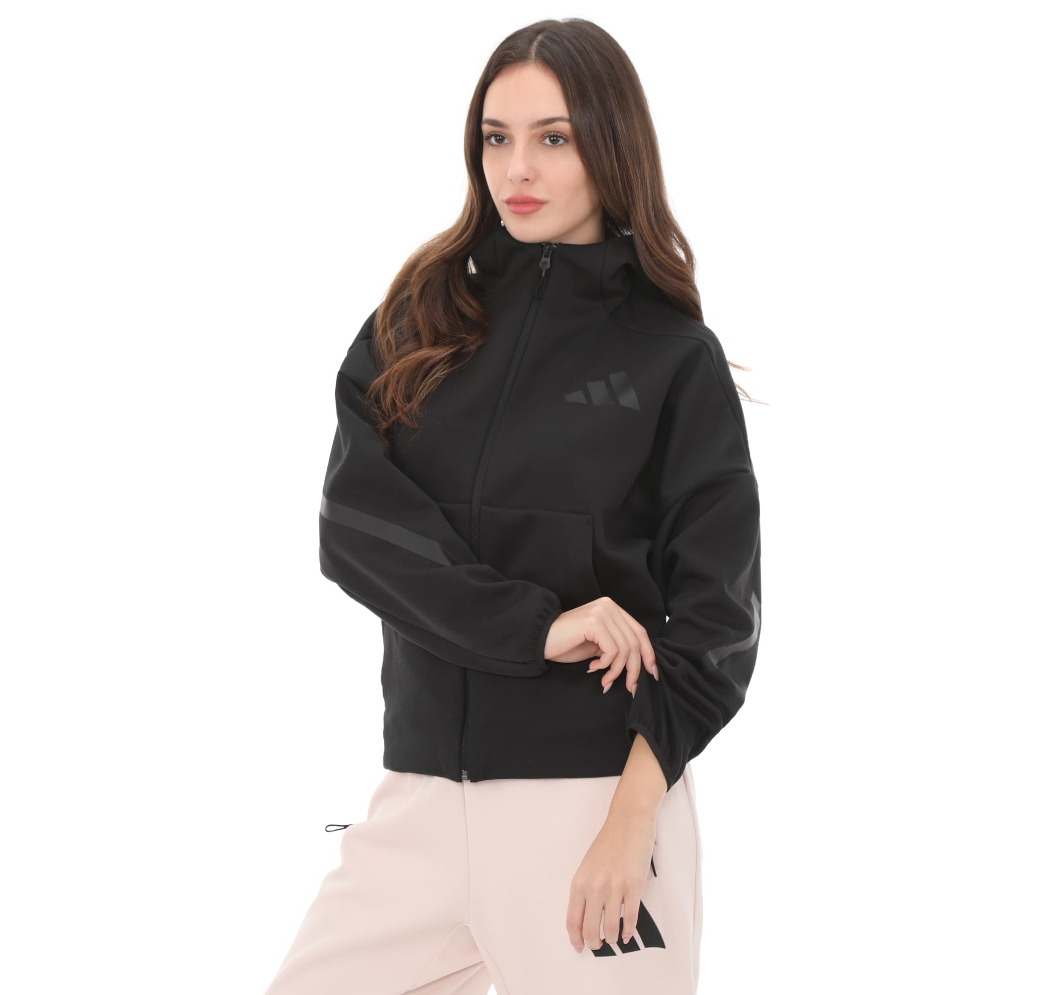 adidas adidas W Z.n.e. Fz Kadın Ceket Siyah - 3