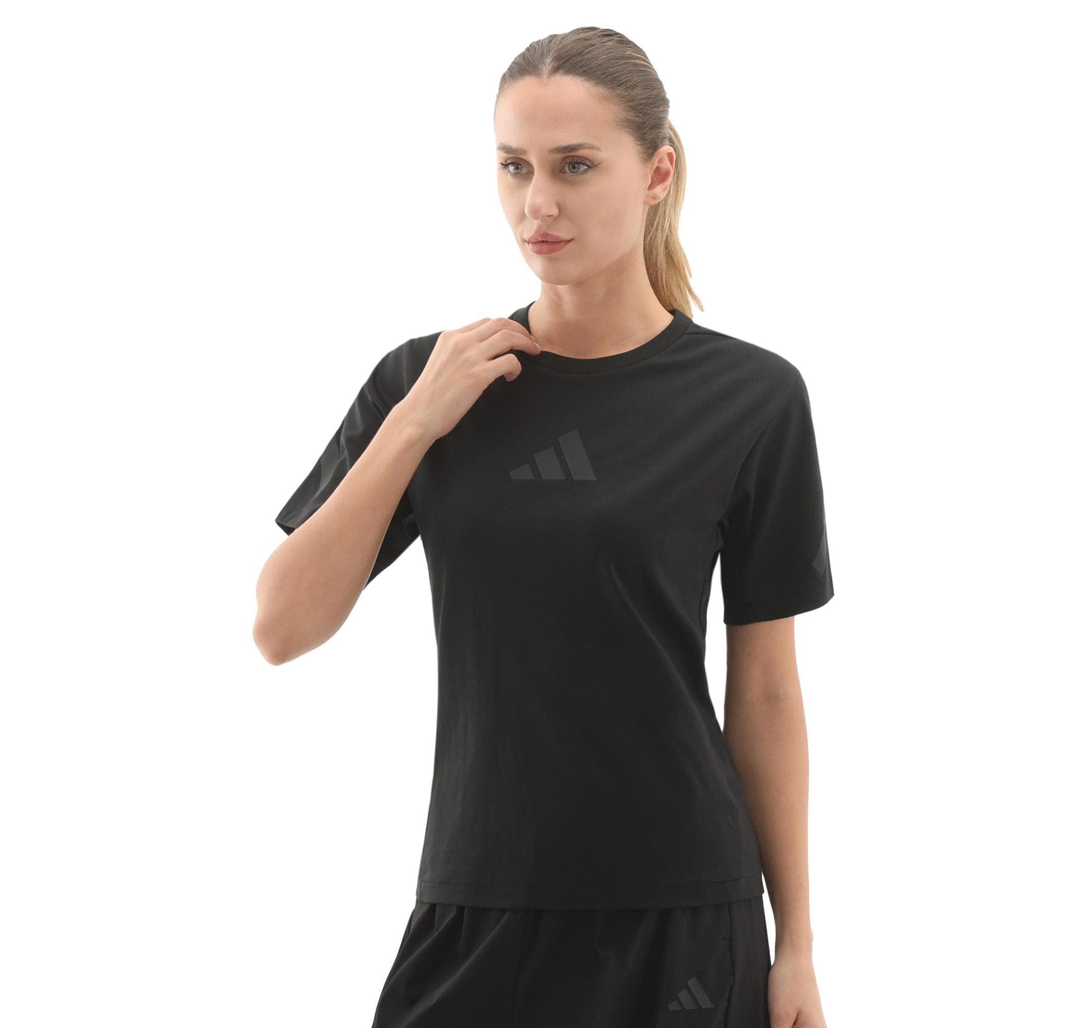adidas adidas W Z.n.e. Tee Kadın T-Shirt Siyah - 2