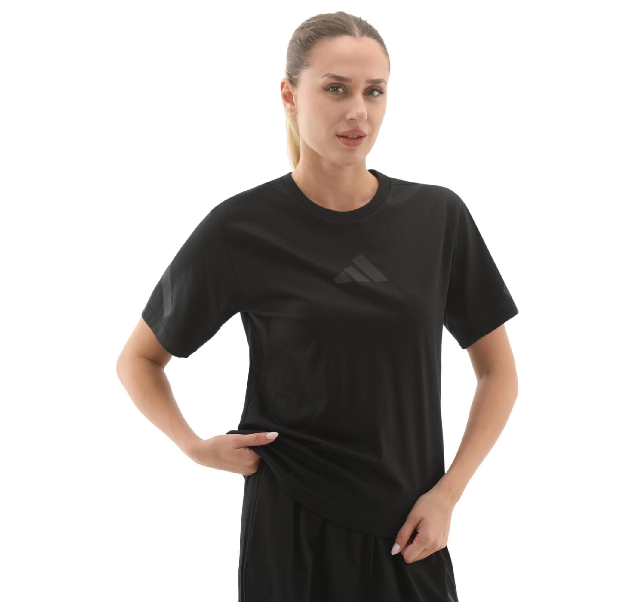 adidas adidas W Z.n.e. Tee Kadın T-Shirt Siyah - 3