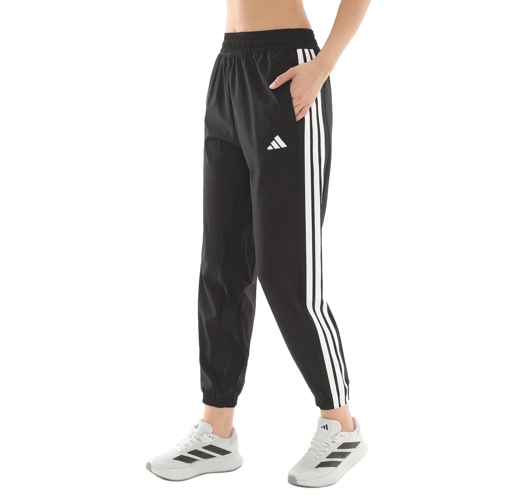 adidas adidas We 3S Woven Pt Kadın Eşofman Altı Siyah - 2