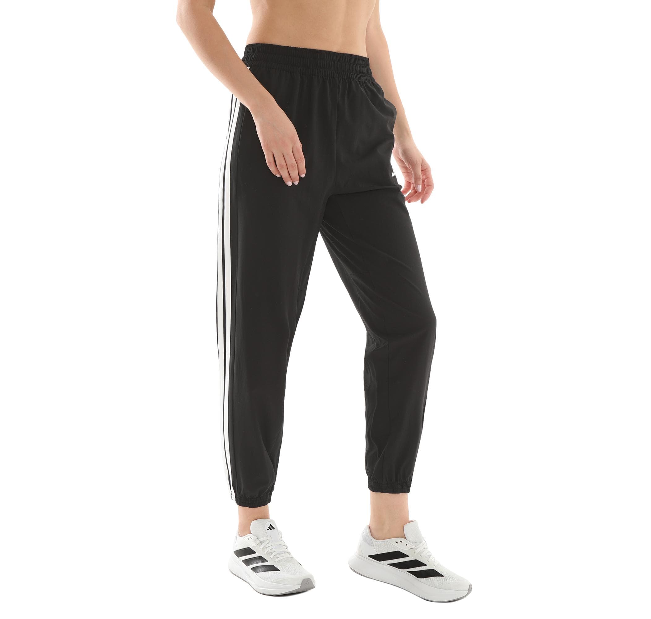 adidas adidas We 3S Woven Pt Kadın Eşofman Altı Siyah - 3