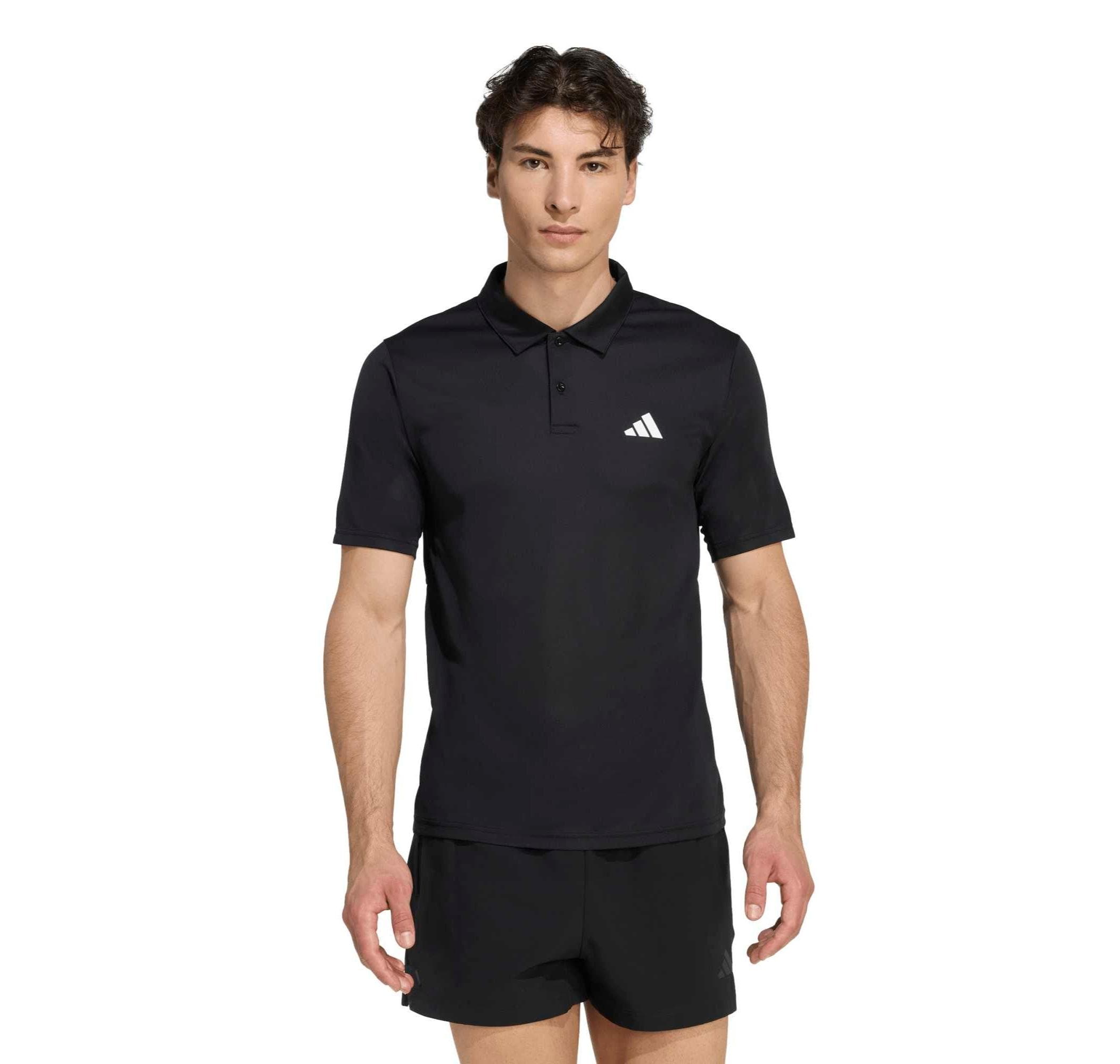 adidas adidas We Bas Polo Erkek T-Shirt Siyah