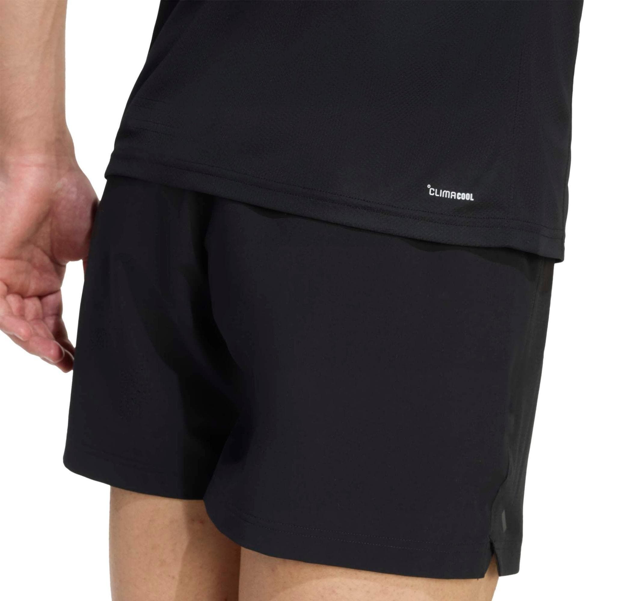 adidas adidas We Bas Polo Erkek T-Shirt Siyah - 3