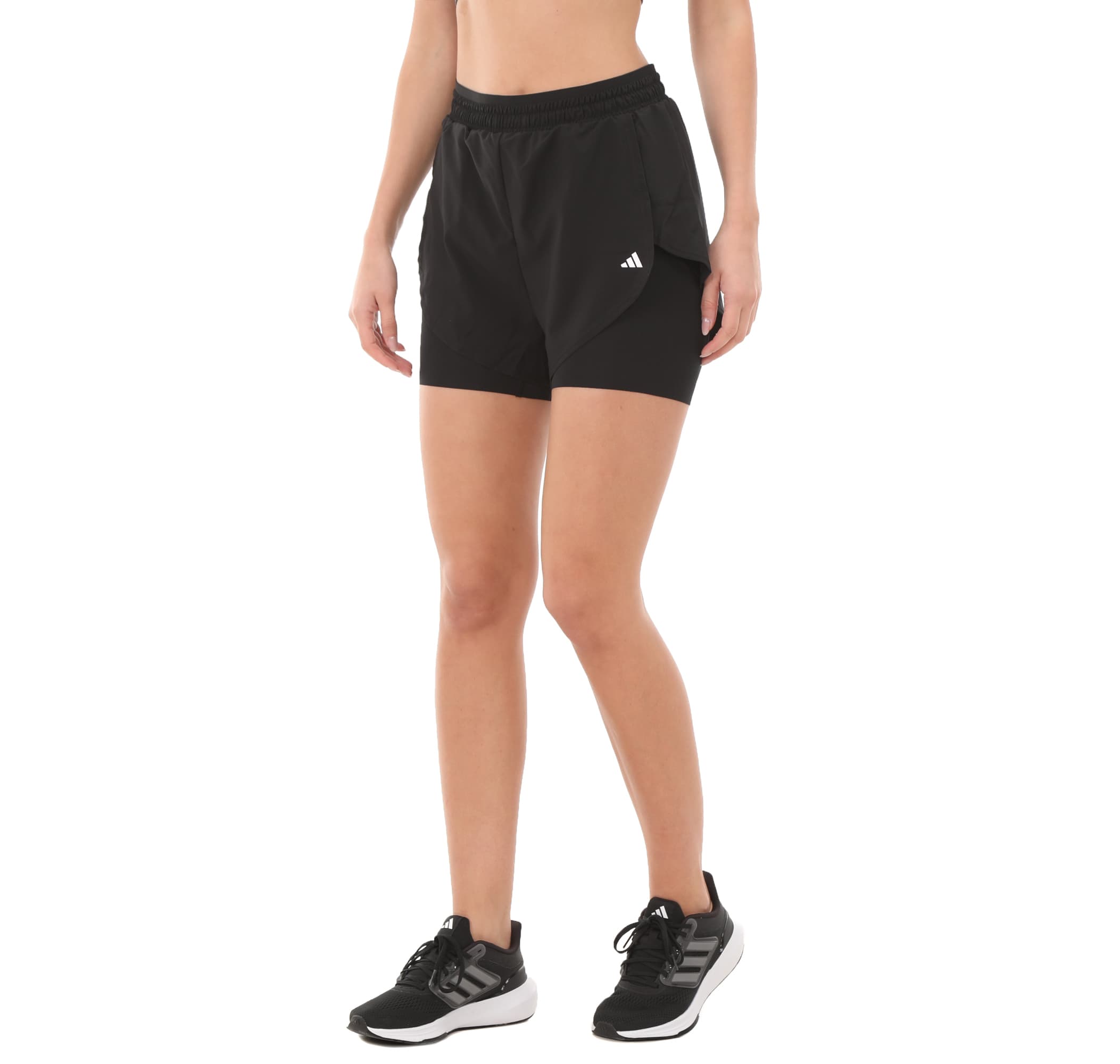 adidas adidas Wtr D4T 2In1Sh Kadın Şort Ve Kapri Siyah - 2