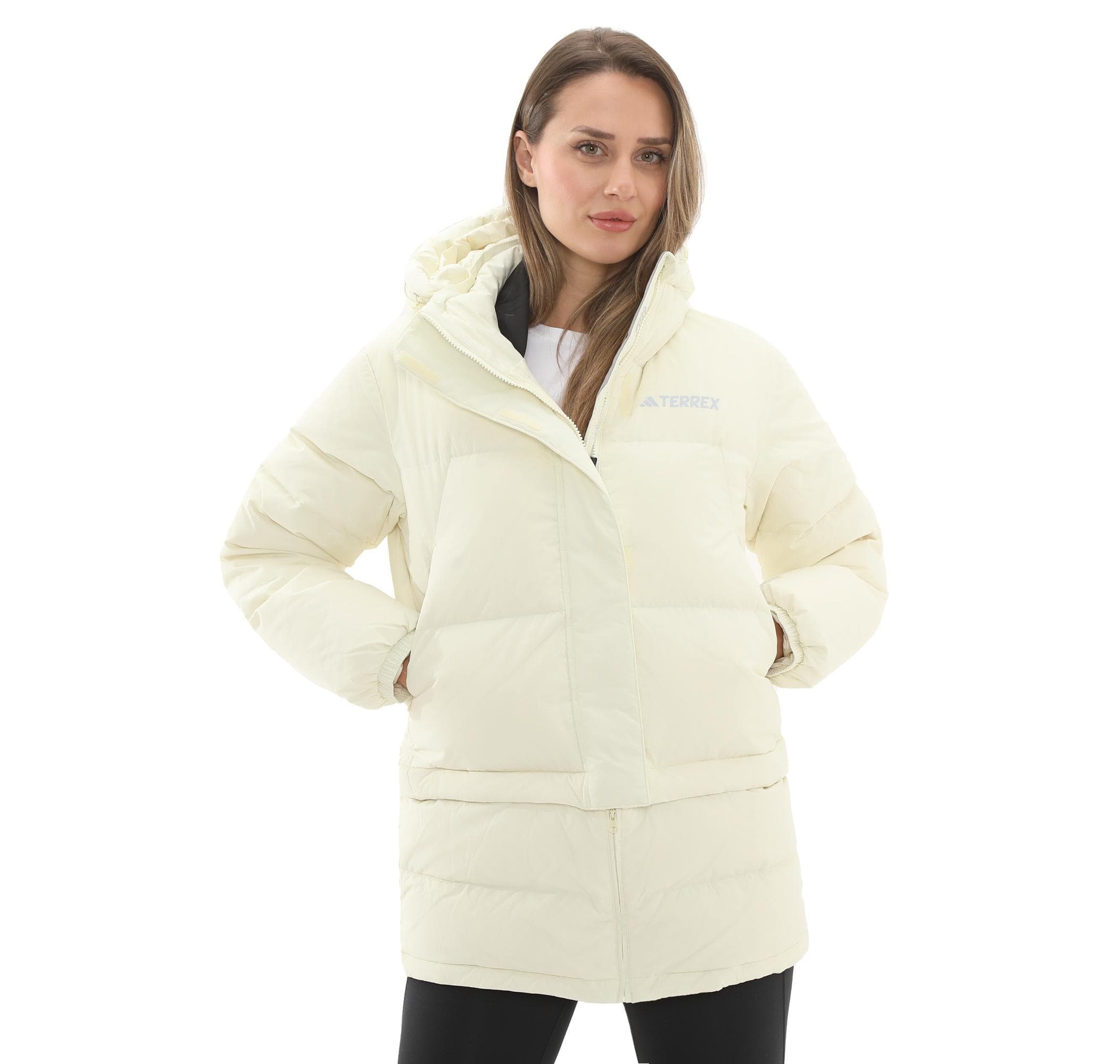 adidas adidas Terrex Xpl W Goose Jkt Kadın Mont Krem