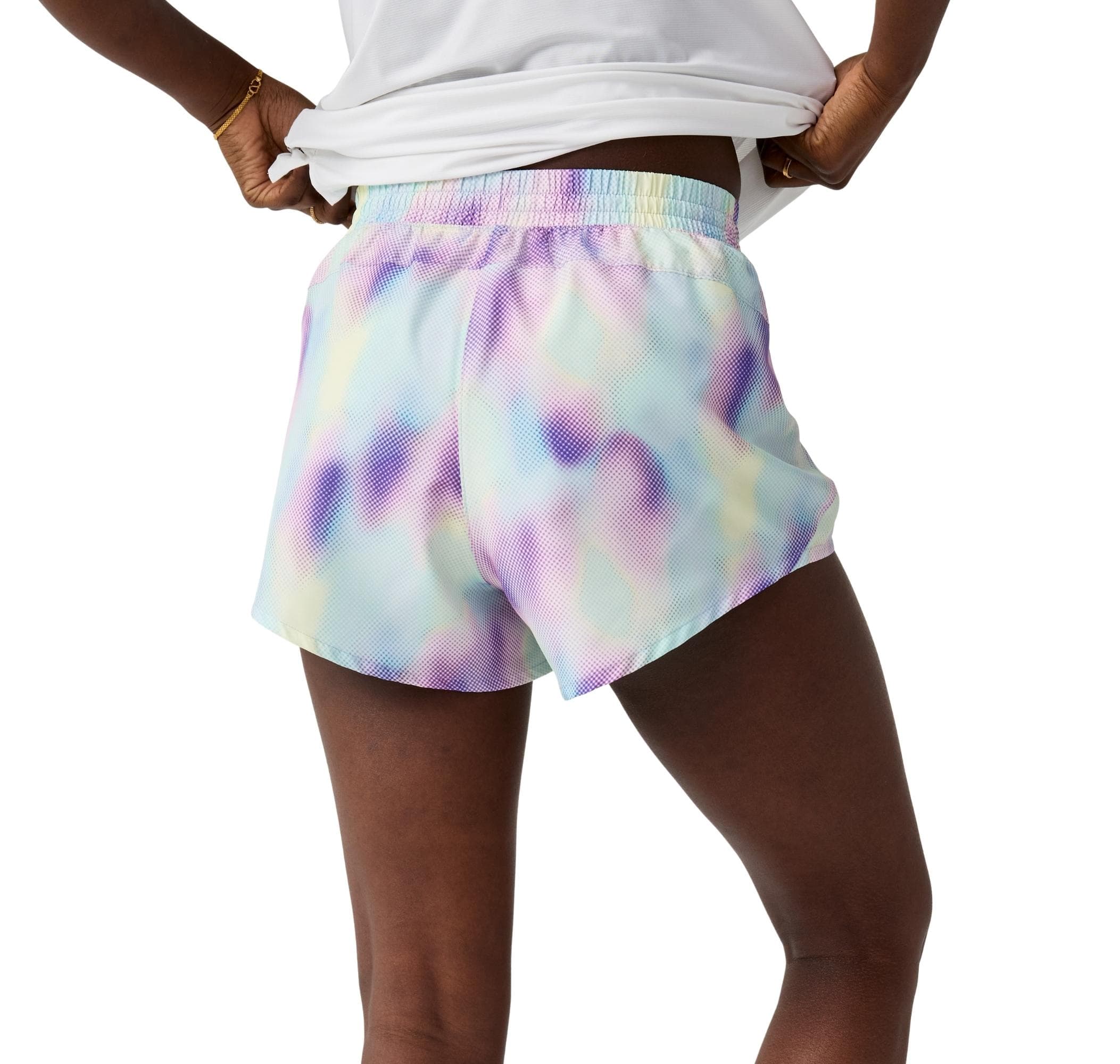 Brooks Brooks Dash Short Printed Kadın Şort Ve Kapri Mor - 2