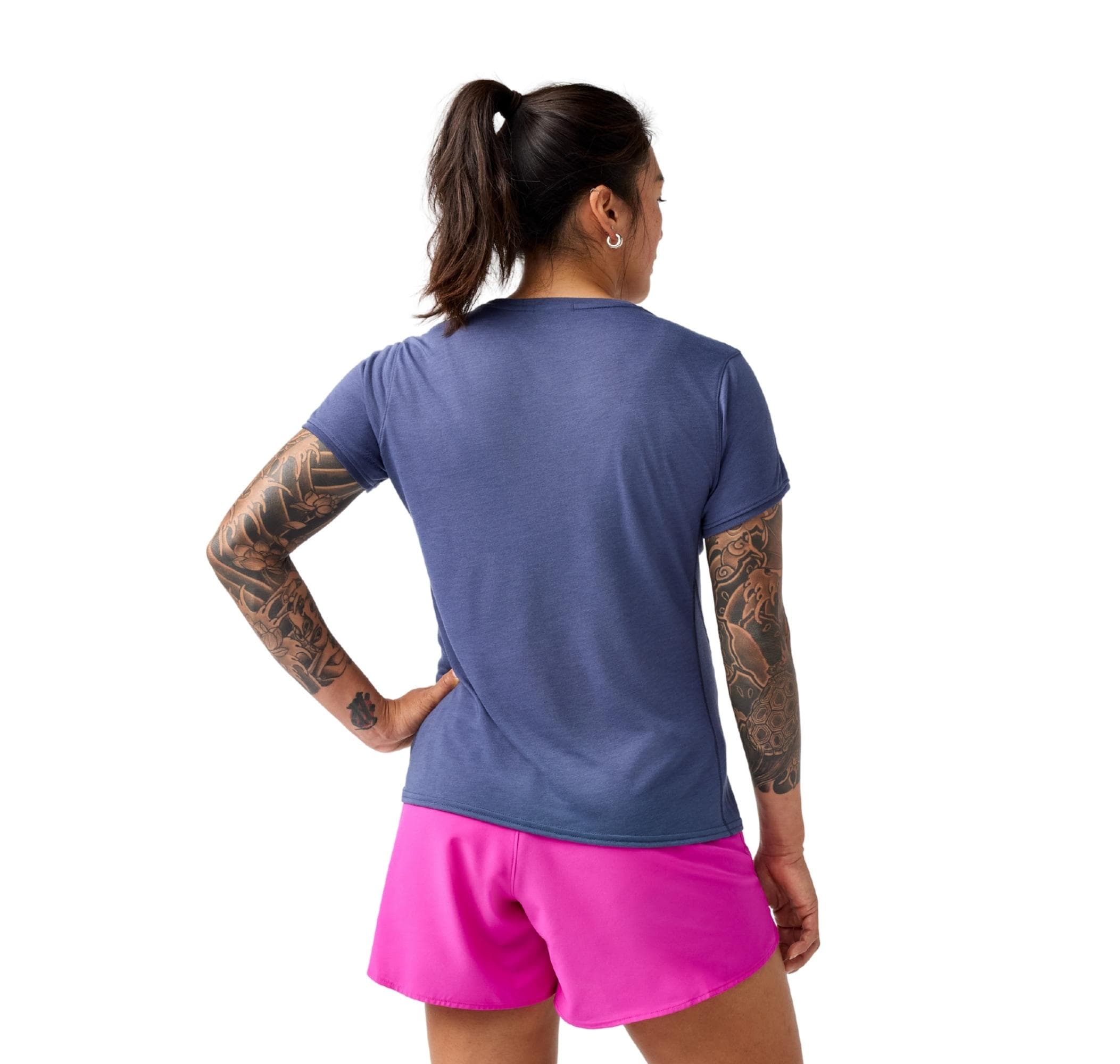Brooks Brooks Distance Short Sleeve 3.0 Kadın T-Shirt Mavi - 2