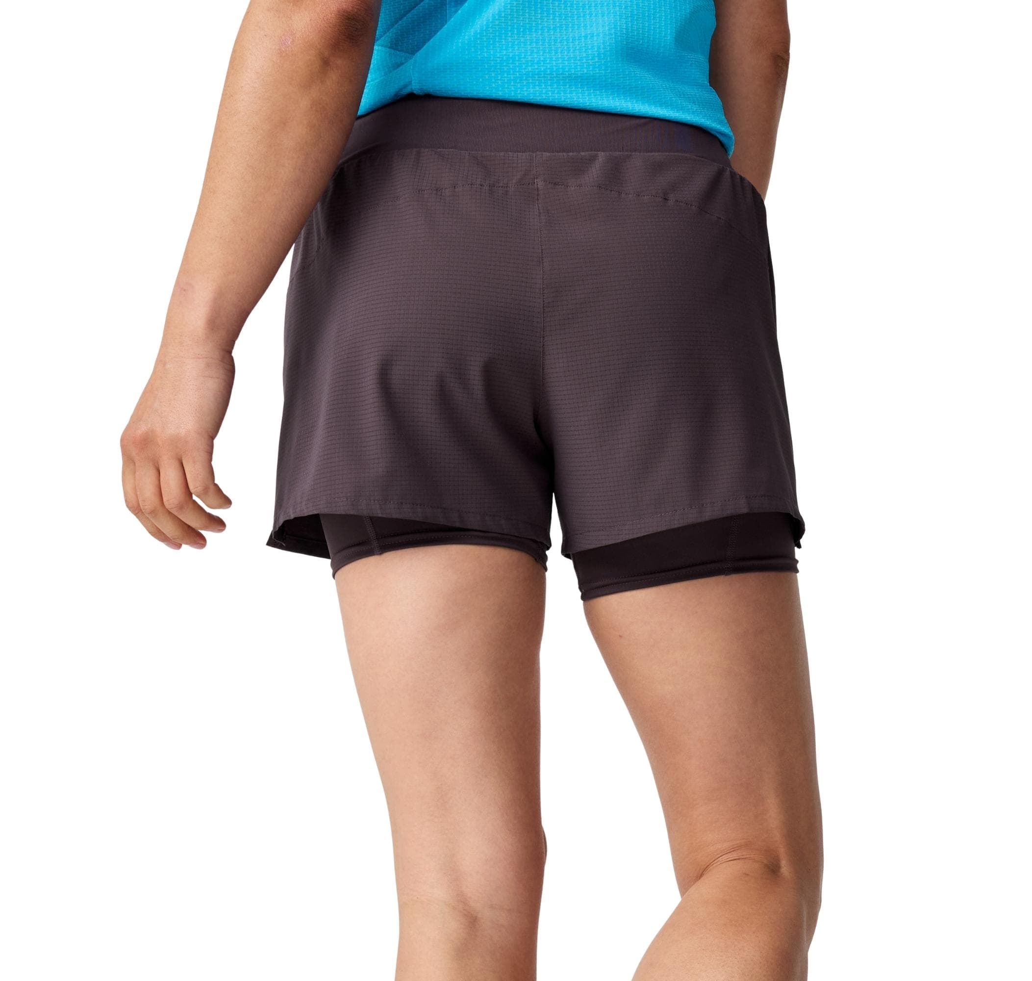 Brooks Brooks High Point 3 İnc 2-In-1 Short 2.0 Kadın Şort Ve Kapri Gri - 3
