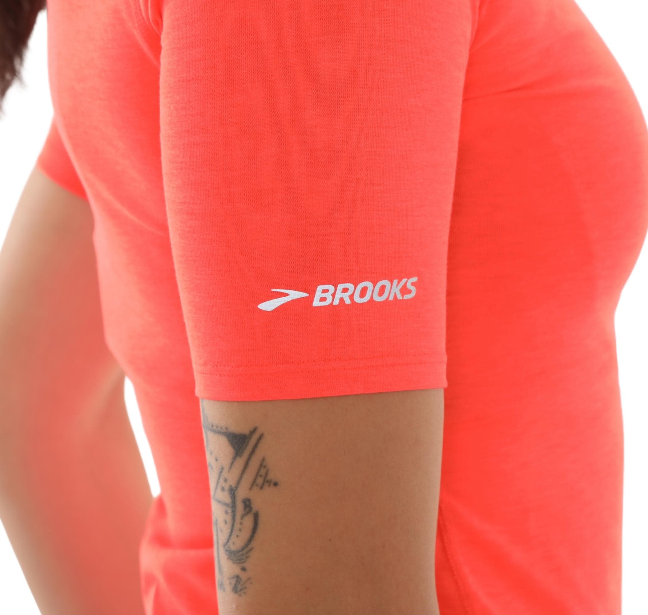 Brooks Brooks High Point Short Sleeve Kadın T-Shirt Turuncu - 5