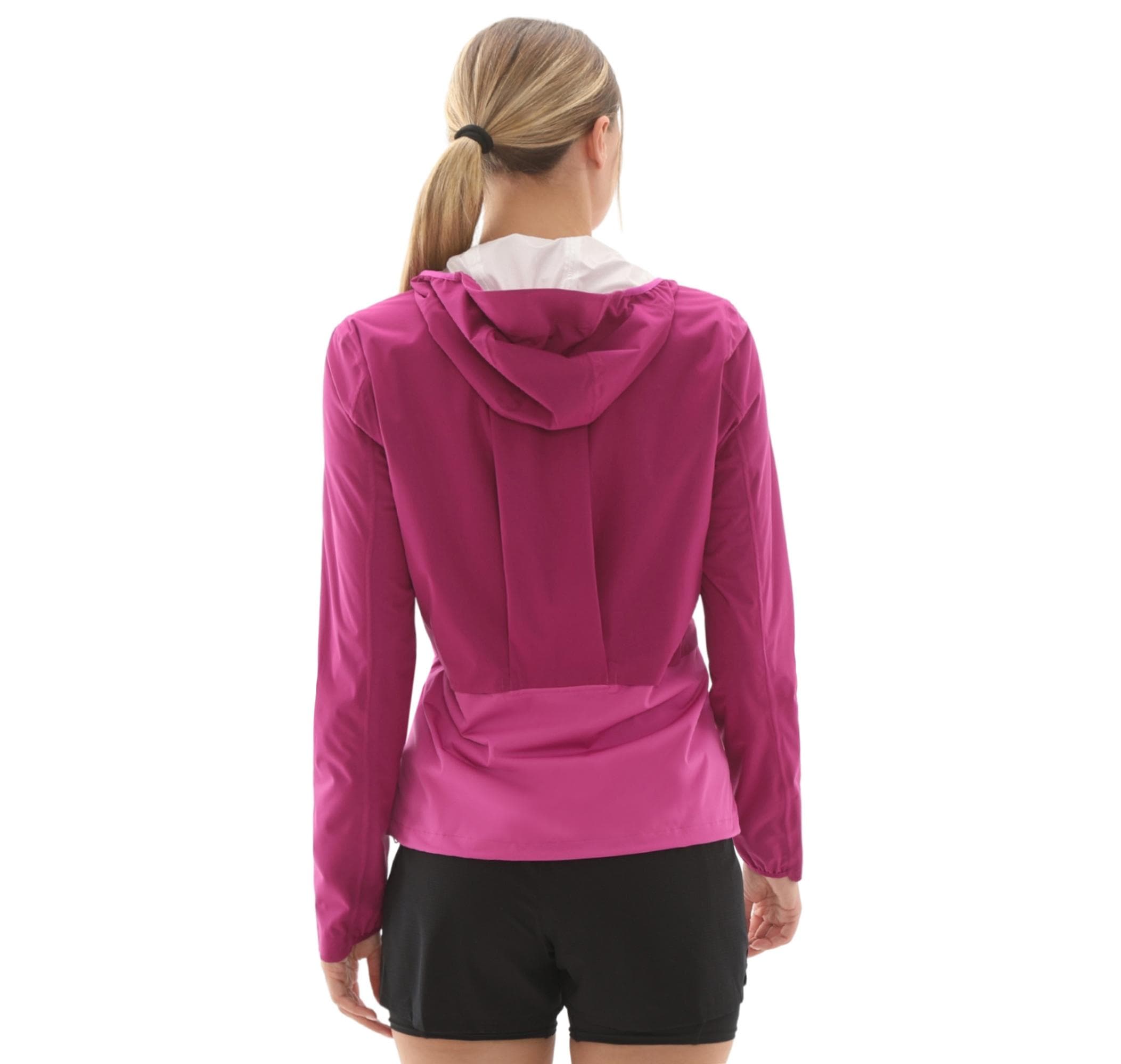 Brooks Brooks High Point Waterproof Jacket 2 Kadın Yağmurluk-Rüzgarlık Pembe - 5