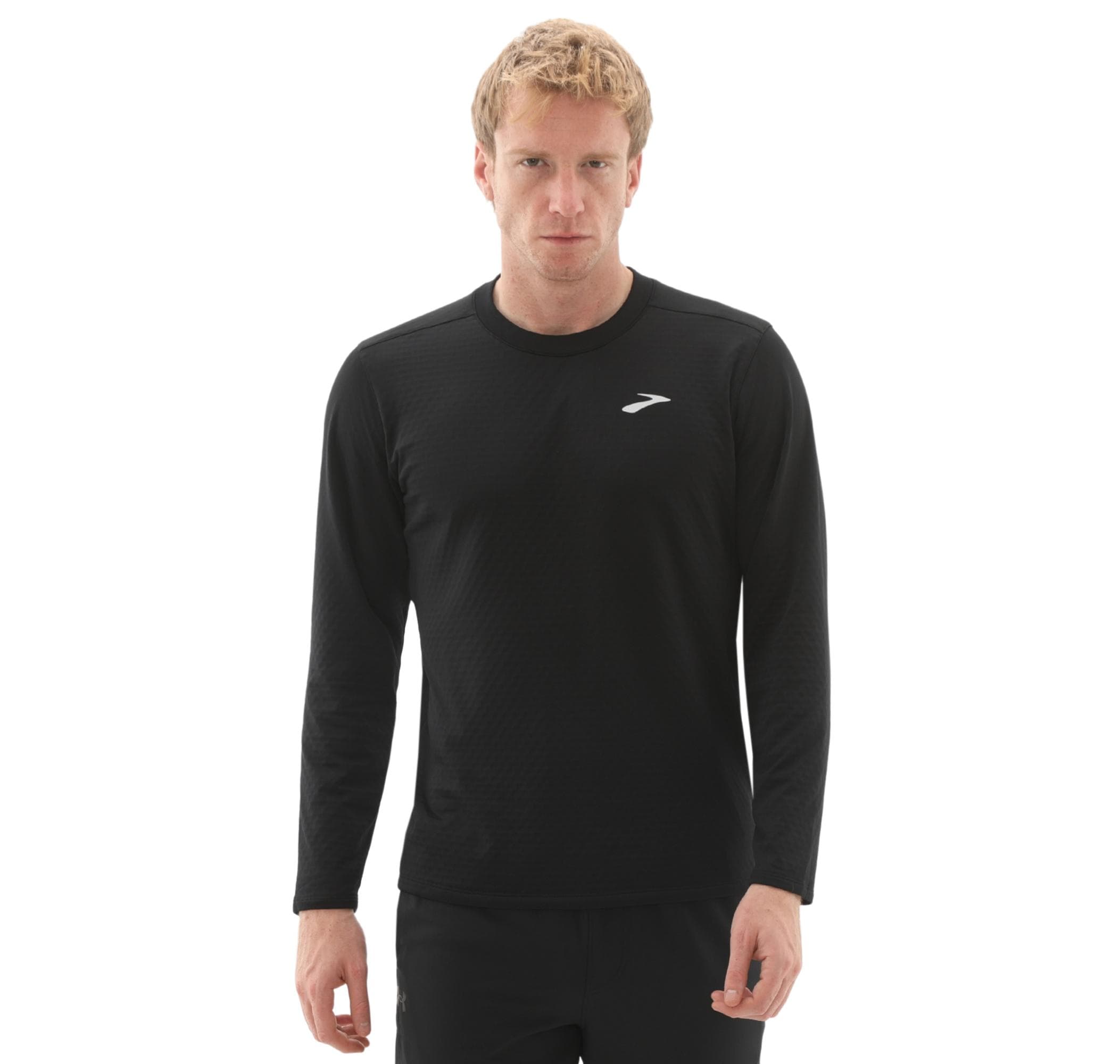 Brooks Brooks Notch Thermal Long Sleeve 3.0 Erkek Sweatshirt Siyah