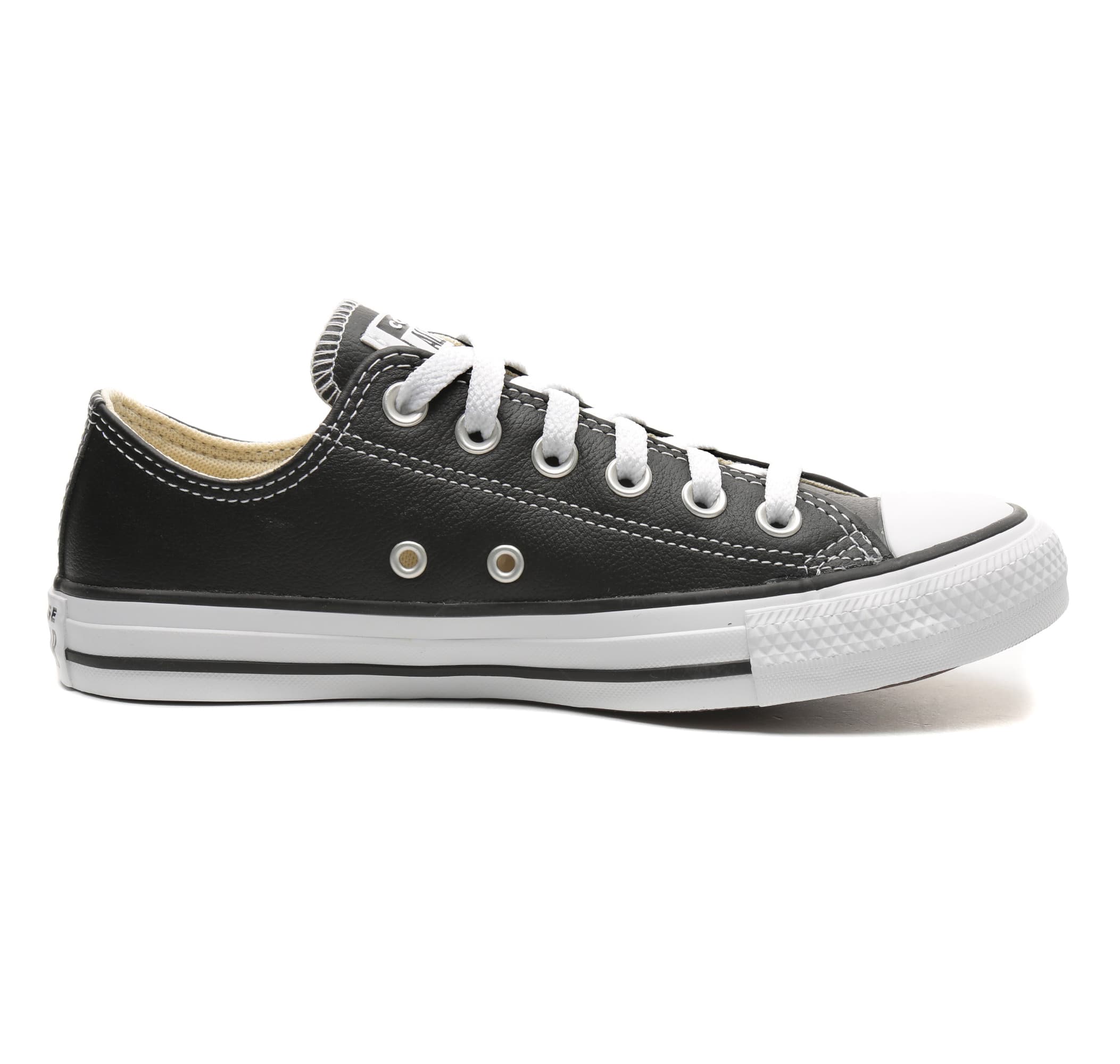 Converse Converse Chuck Taylor All Star Leather Erkek Spor Ayakkabı Siyah - 4