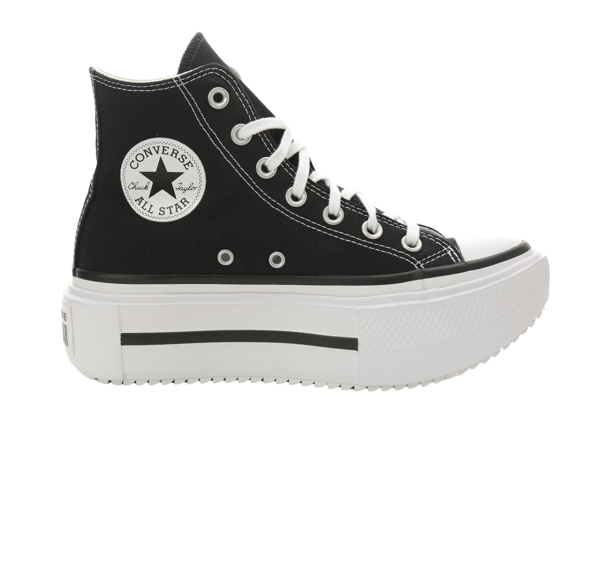 Converse Converse Chuck Taylor All Star Lıft Double Stack Kadın Spor Ayakkabı Siyah - 4